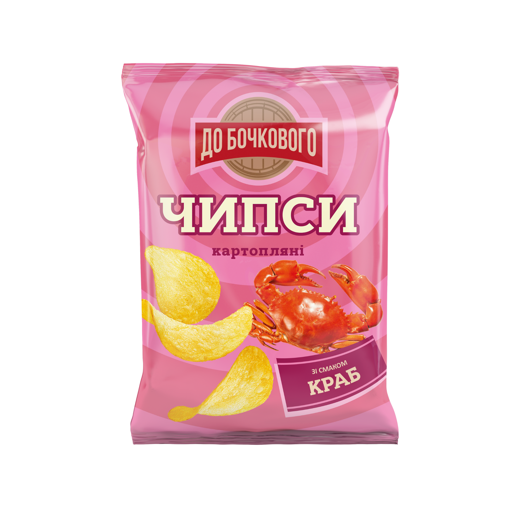 Flint Do bochkovogo Chipsy s příchutí kraba, 100g /16 ks