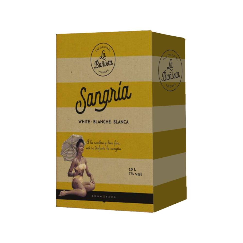 LA BANISTA Sangria bílá, aromatizovaný vinný nápoj, 10l
