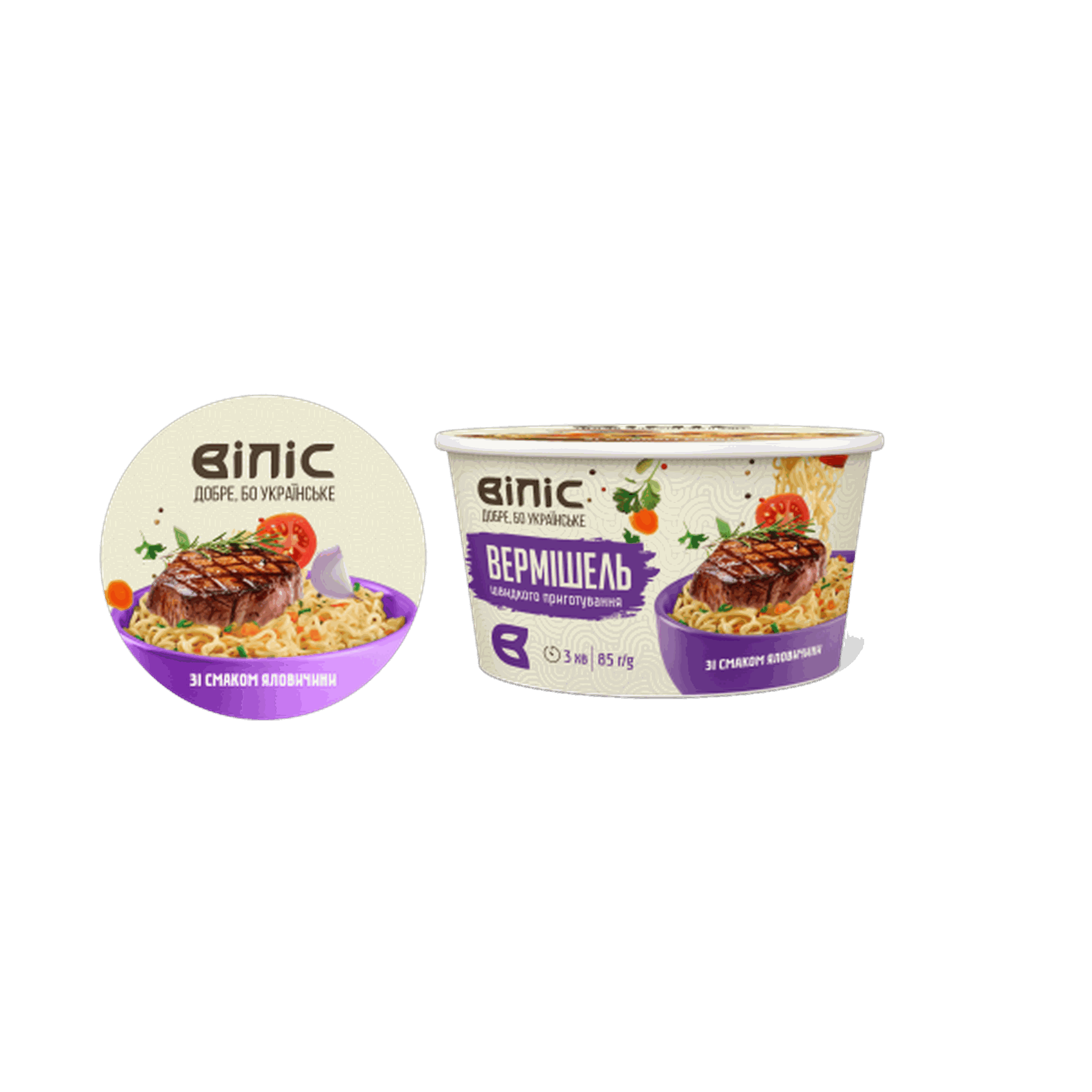 Vilis Instantní nudle hovezi, 85g/24ks