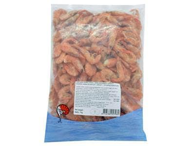 Mooijer (6110) Severní kreveta vařená s hlavou ve skořápce 120+, 1 kg/10ks