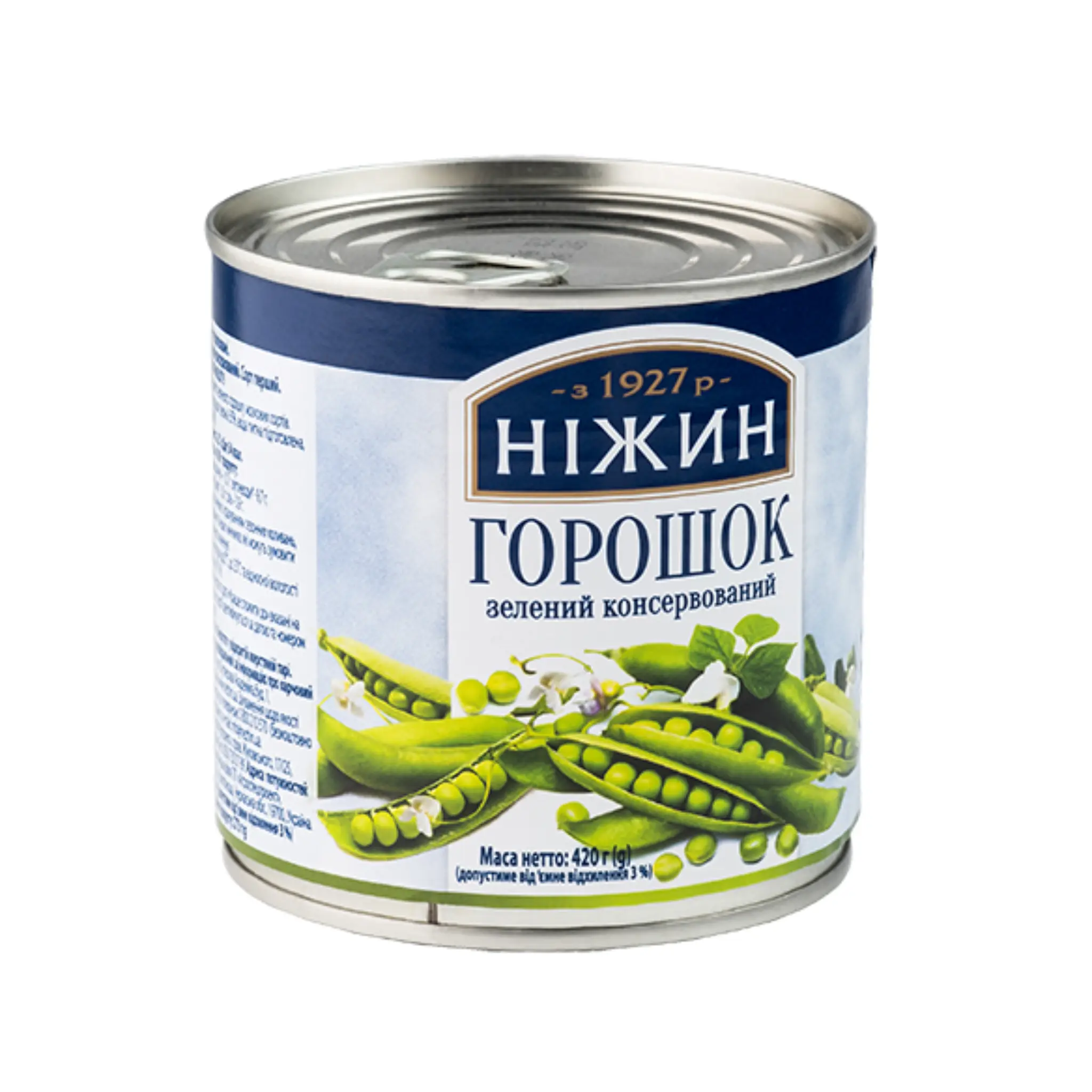 TM Nezhyn Konzervovaný hrášek, 420 g/12ks