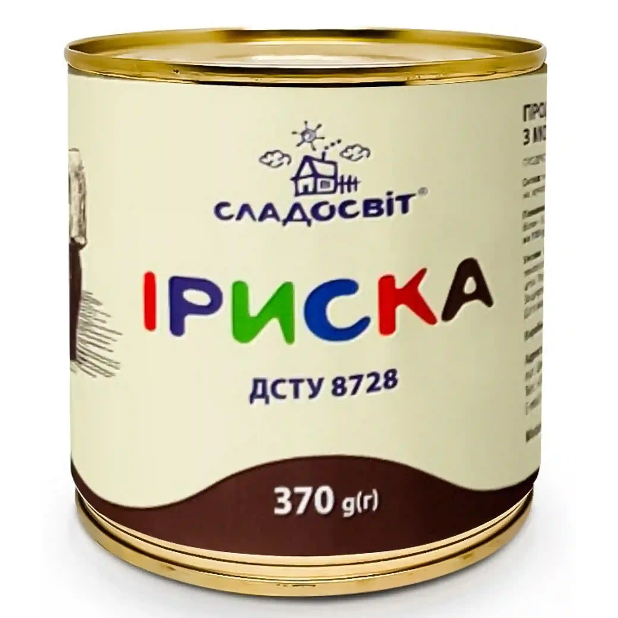 Sladosvit IRISKA vyrobek s Kondenz plnotuč. mléka vařeného, 8 % tuku, plech, 370g/15 ks