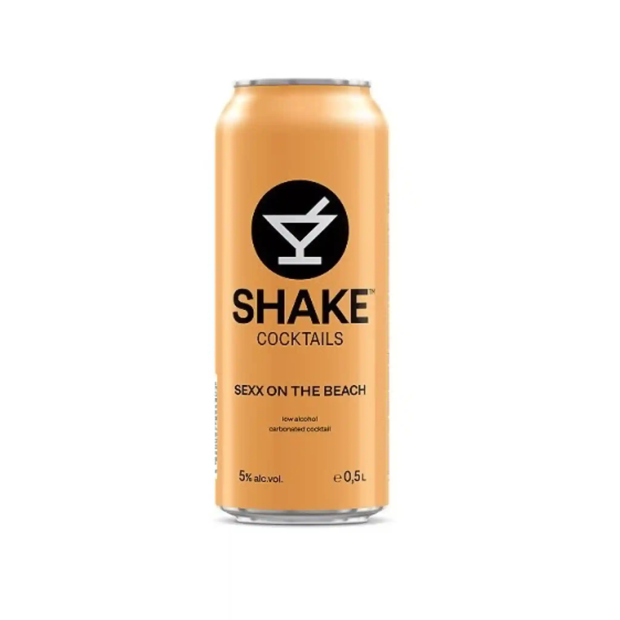 Shake cocktails "Sex on the beach" nízkoalkohol.nápoj 5% alc., plech 500ml /24ks