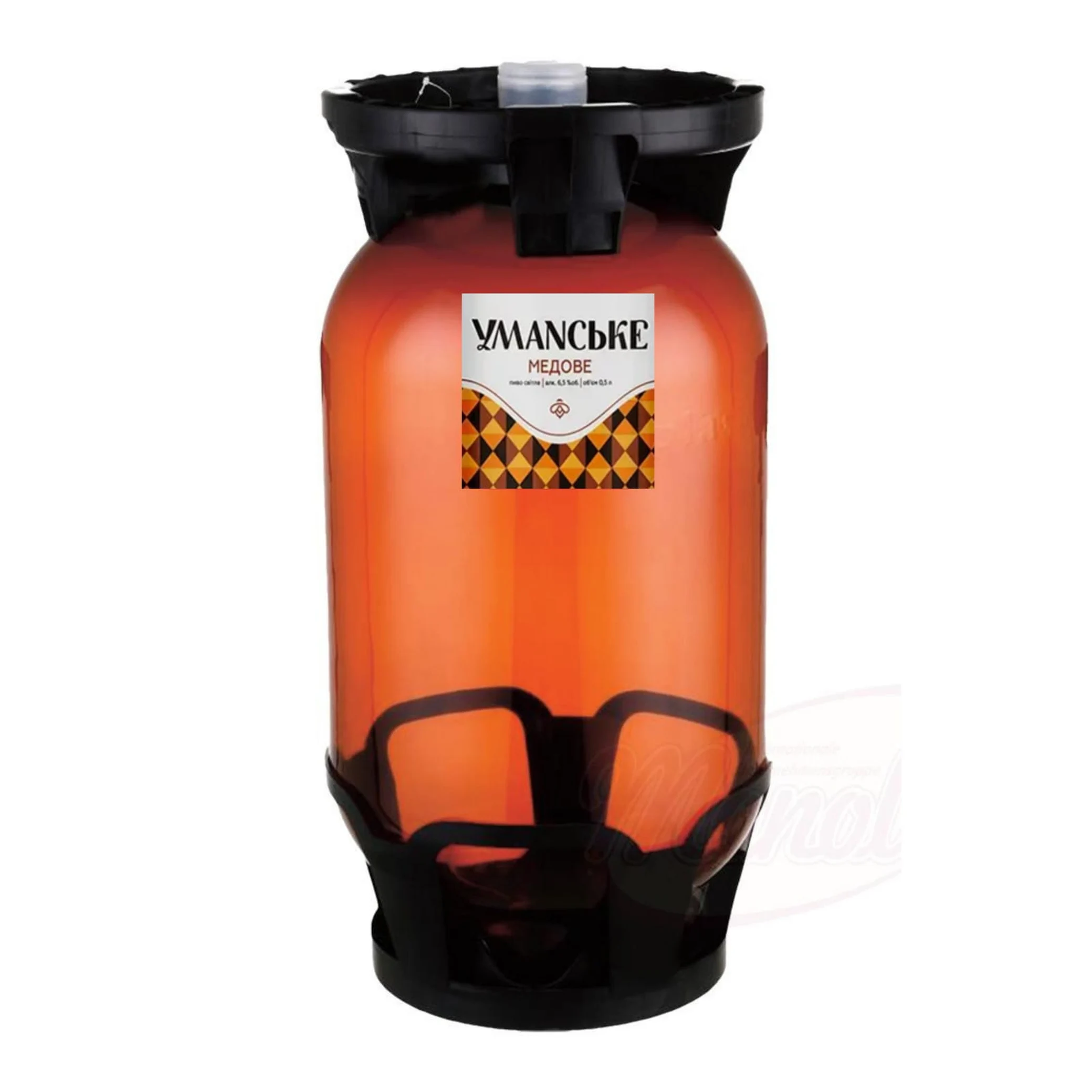Uman Pivo "HONIG" s 0,6 % medu, plato 14° , alk. 6,5 %, PET KEG 30 l