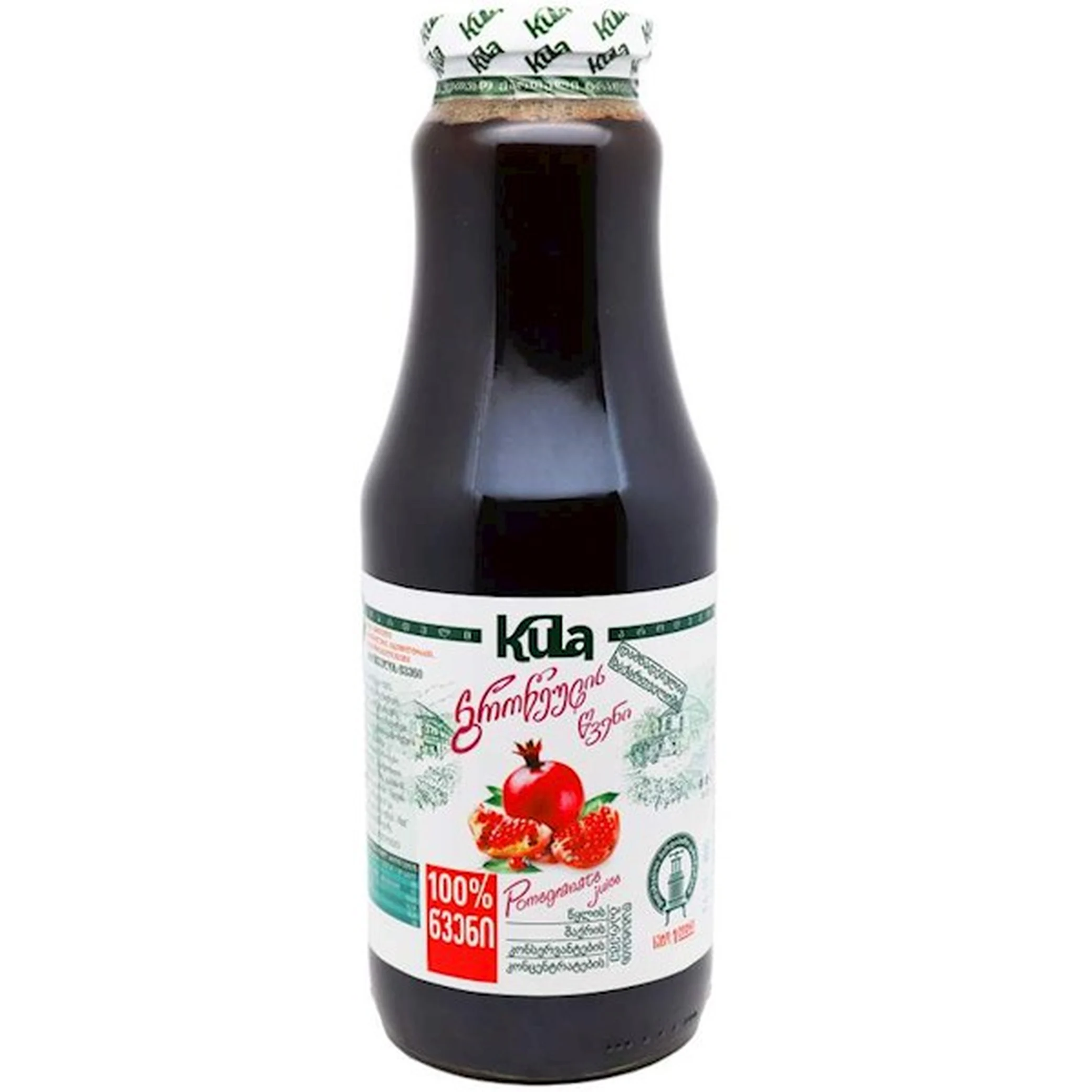 Kula Granátová šťáva, 1 l, sklo/8ks