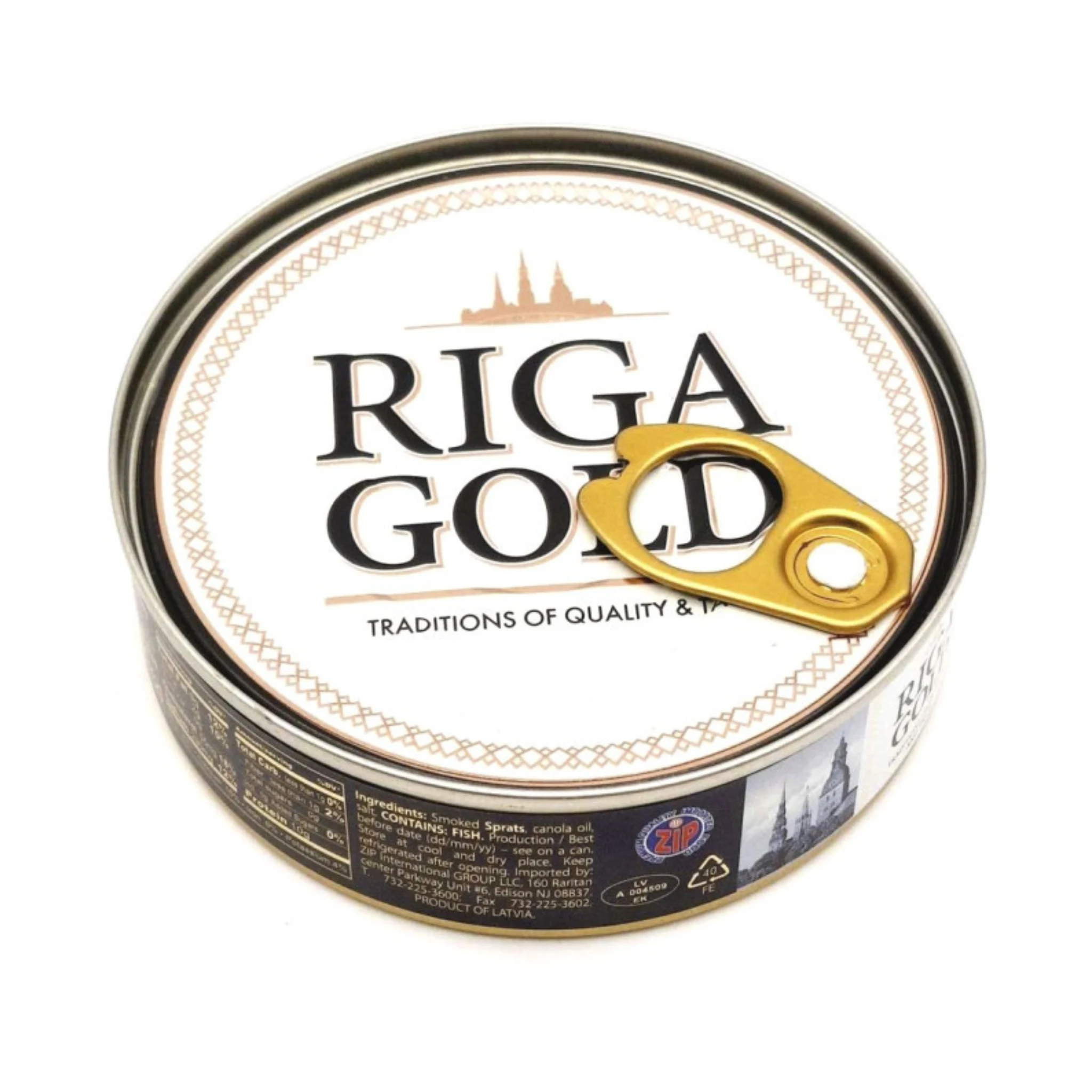 Riga Gold Šproty uzené v oleji, pleh 160g/36ks
