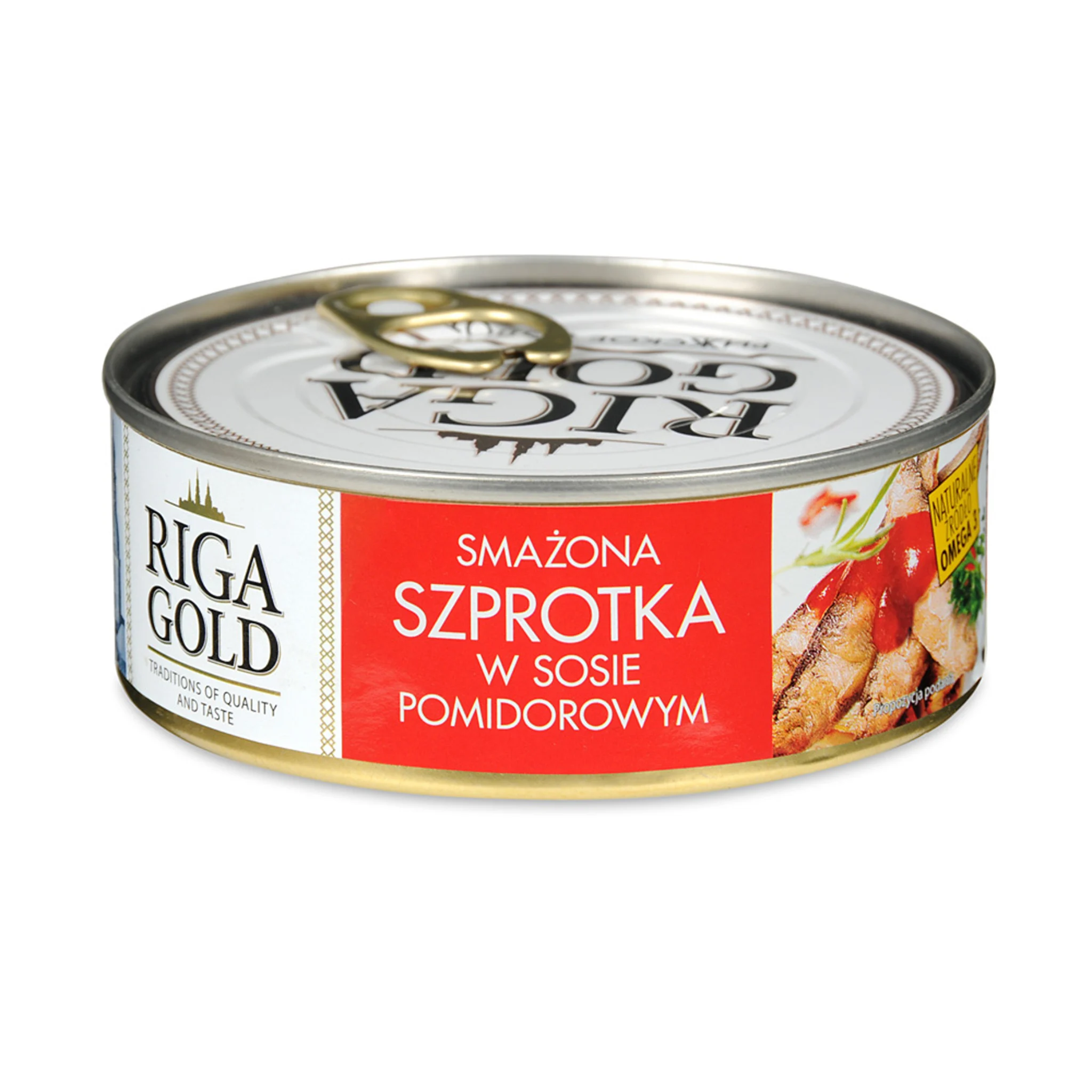 Riga Gold Šproty smažené v rajčatové omáčce 240g/24ks