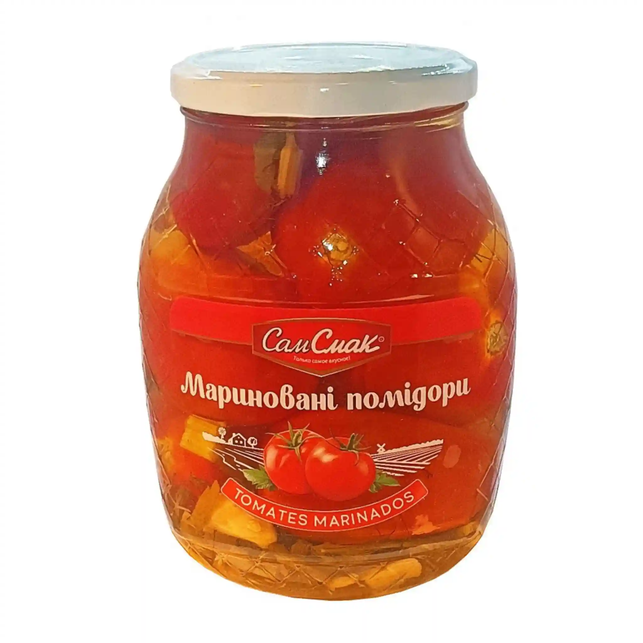 TM Sam Smak Marinované rajčata, 840g/8ks