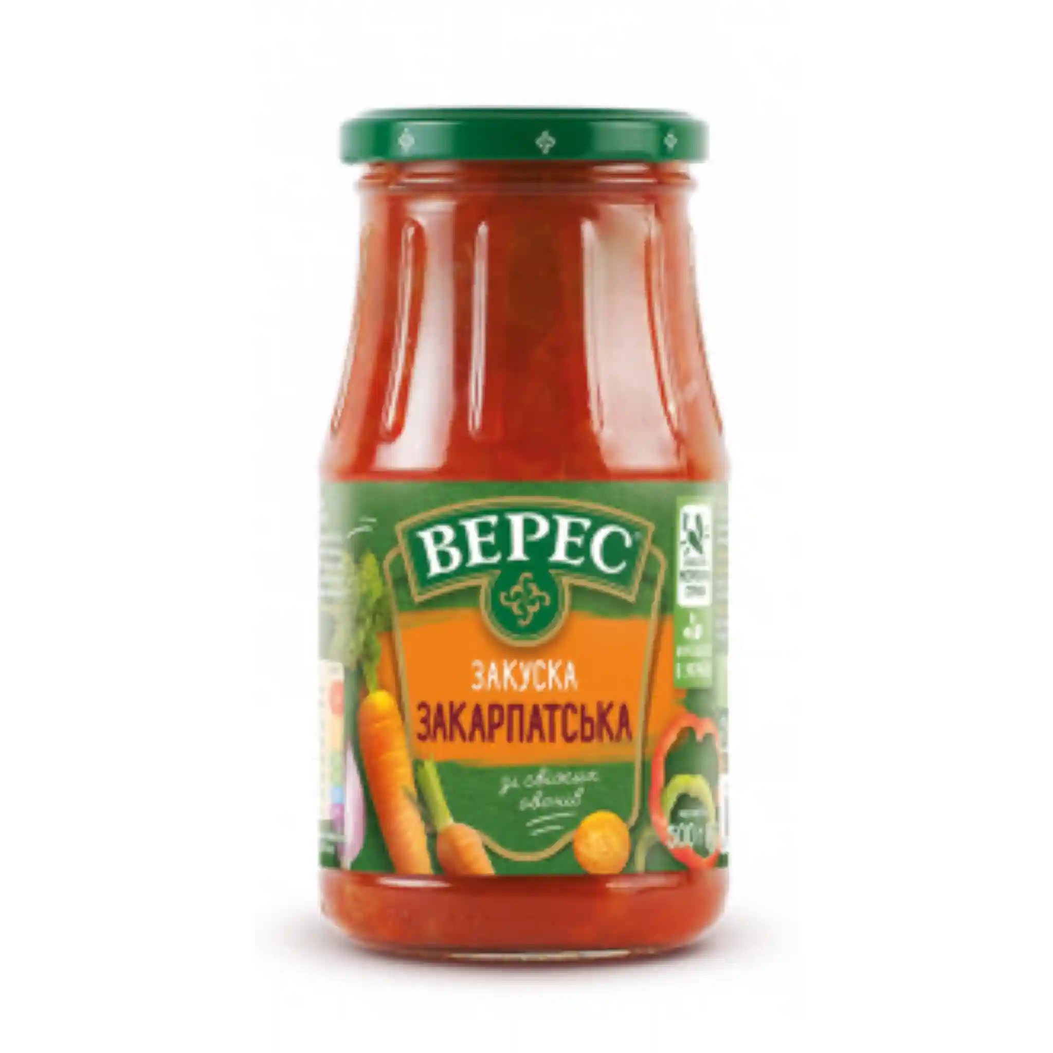 TM Veres Předkrm zeleninový "Zakarpatský", 500g/12 ks