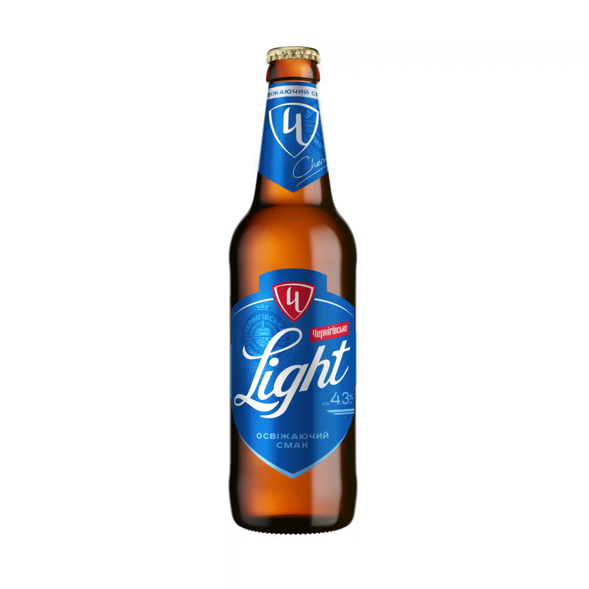 Chernigovske Pivo "Light", plato 10°, alл. 4,3 % sklo, 500ml/20ks
