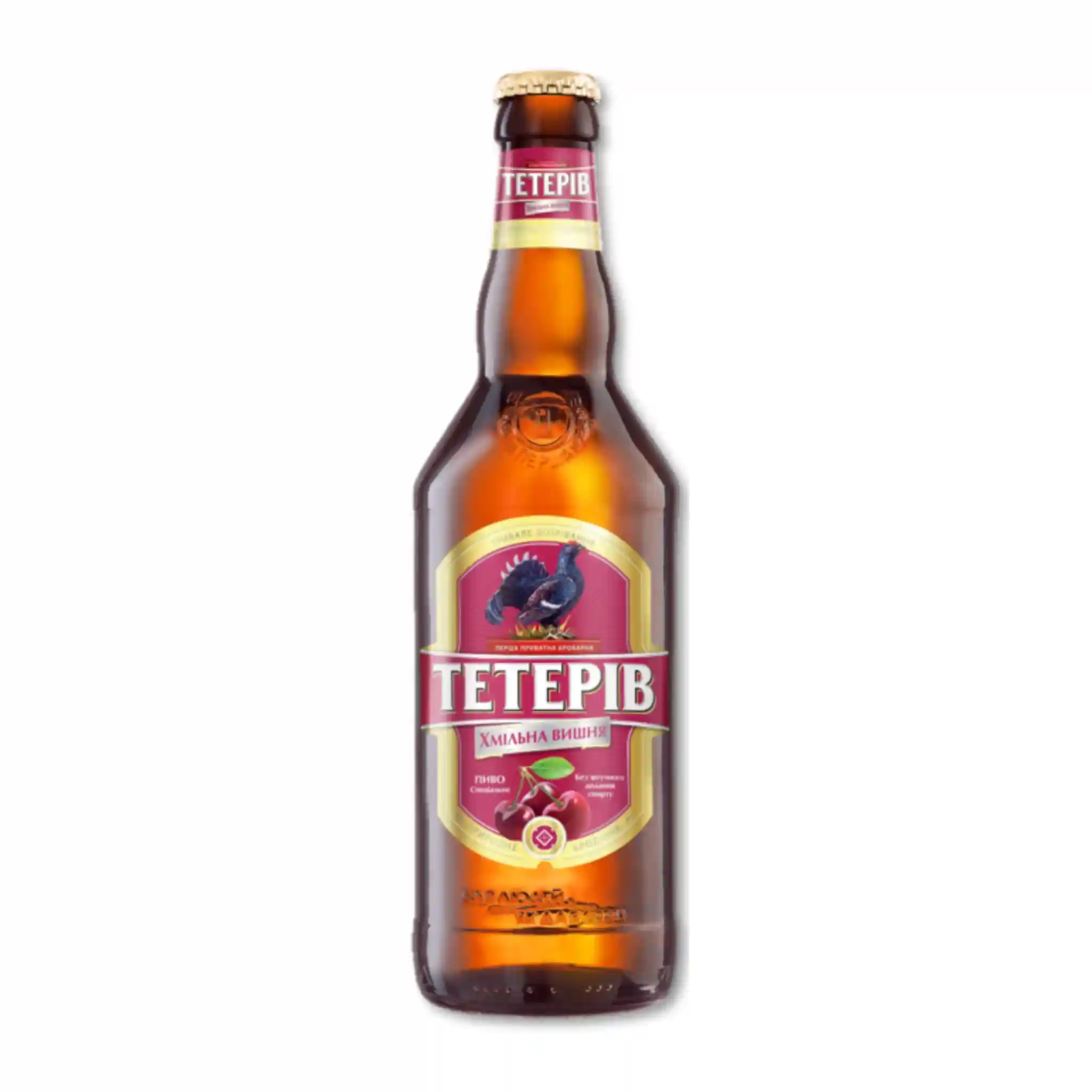 PPB Pivo Svetlé "Teteriv. Višně. ", plato 17°, alл.7 %,  sklo 0,5l/20ks