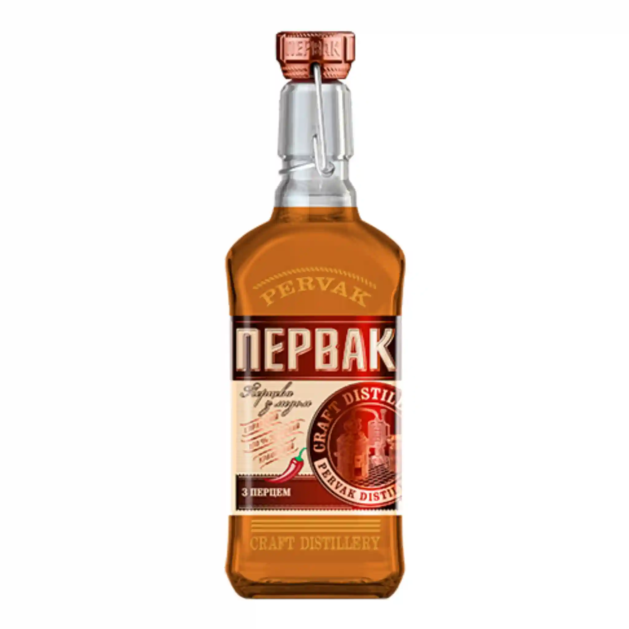 Vodka Pervak Pepper Honey 0,5L 40%, 20 ks