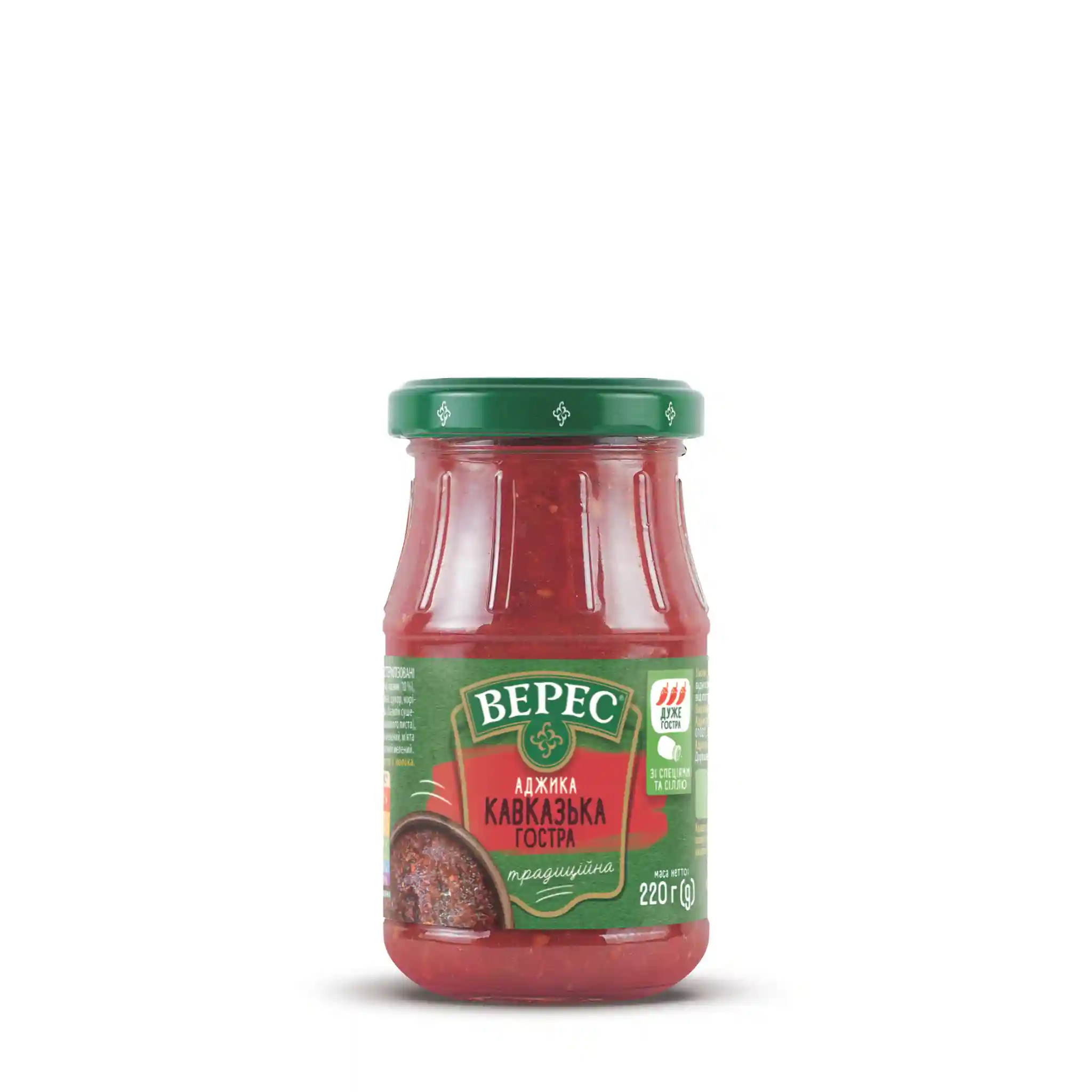 TM Veres  Adžika Kavkazská pálivá, 220 g/ 20ks