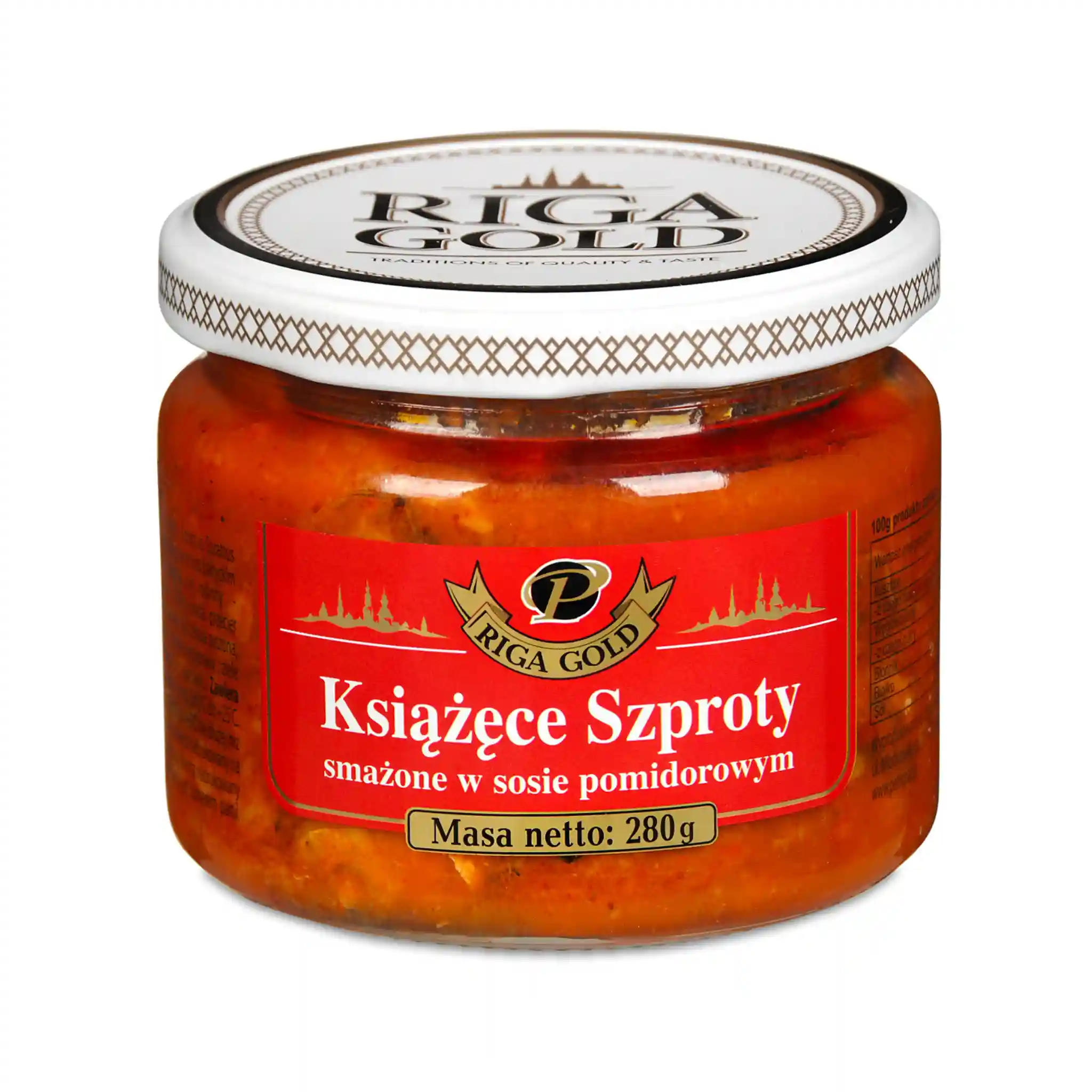 Riga Gold Šproty smažené v rajčatové omáčce 280g/12ks