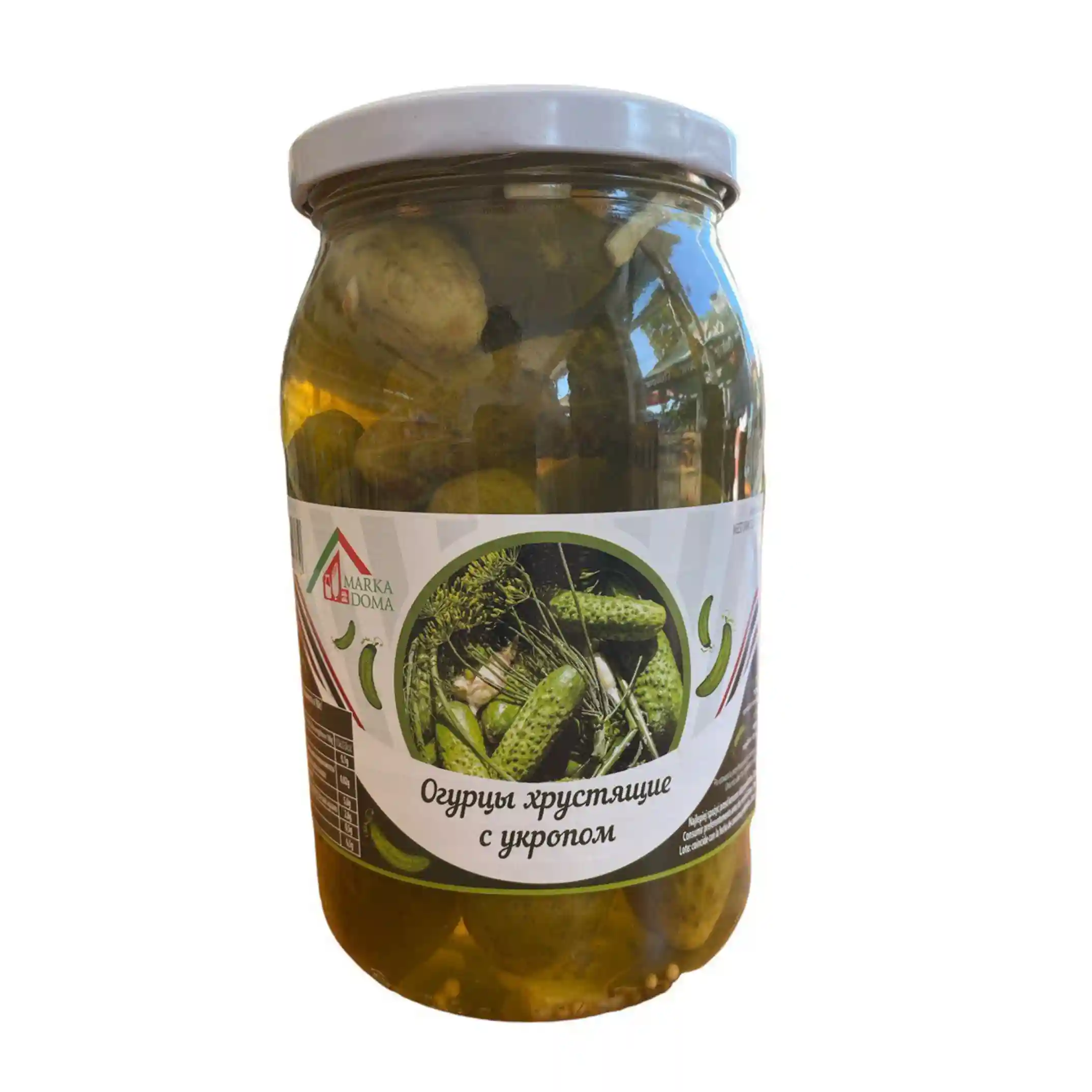 "Marka Doma" Okurky křupavé s koprem 860g/8ks