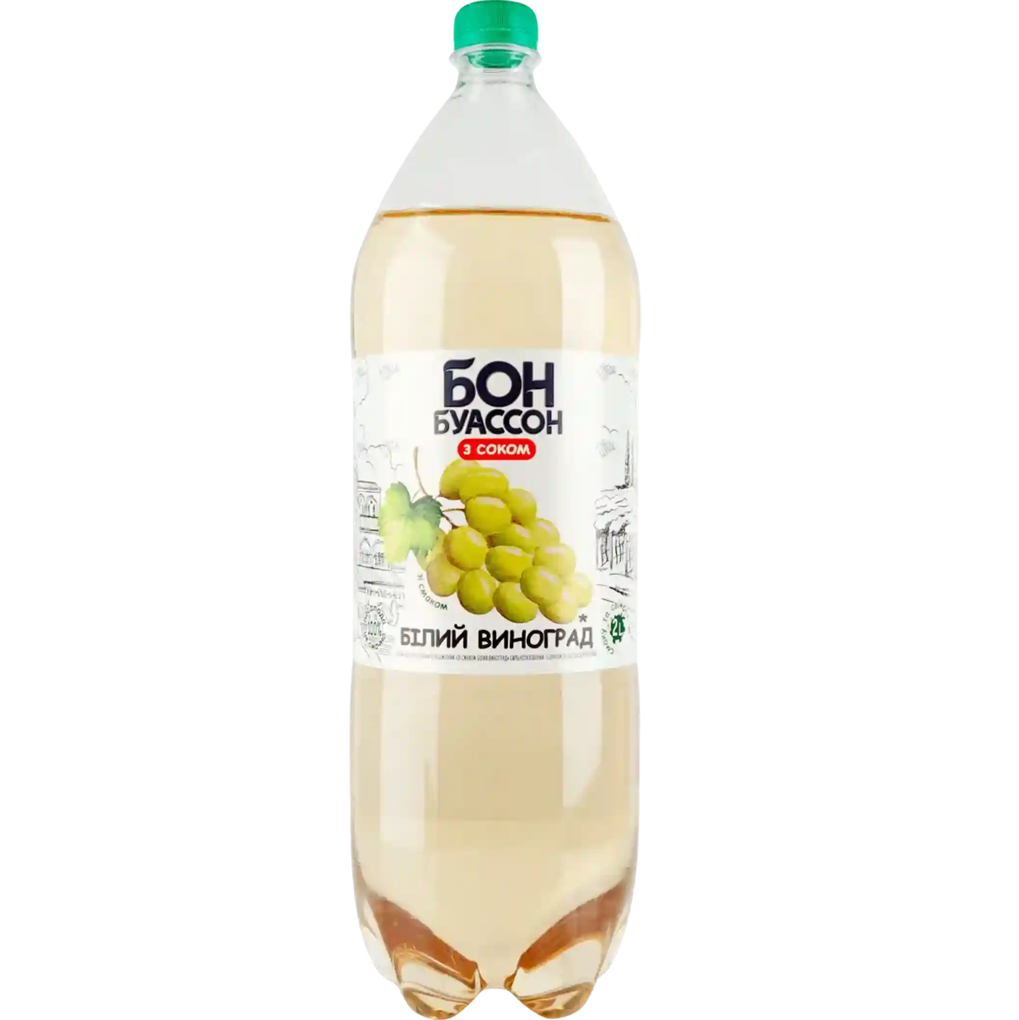 BBD Limonáda „Bílé hrozny“ 2 l /6 ks