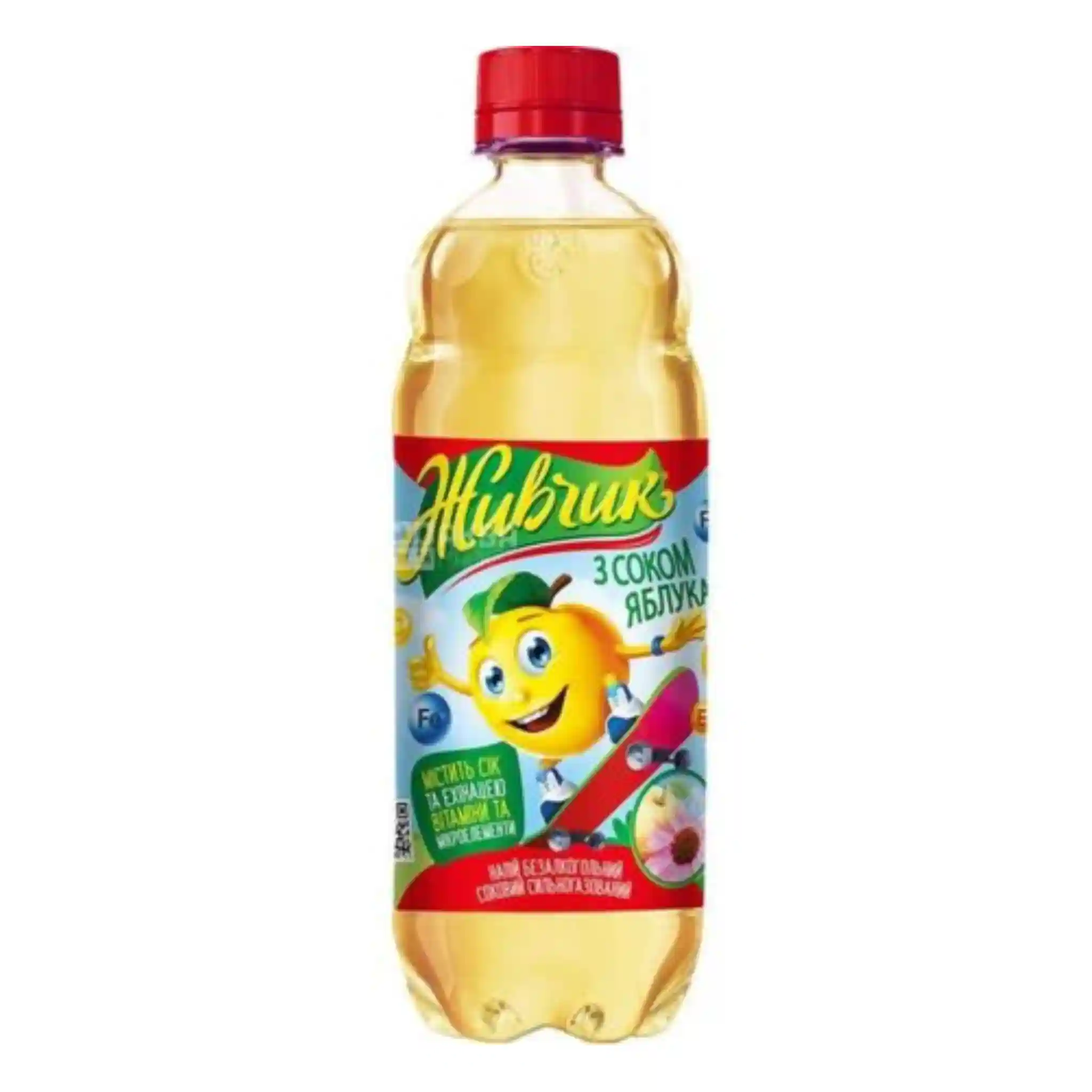 Žyvčik Limonáda "Jablko" s jablečnou šťávou, 500 ml/12 ks
