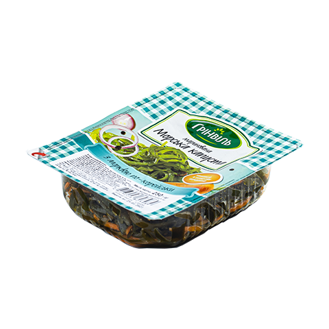 TM Grinvil Mořské řasy s mrkví na korejský způsob, 250g/36ks