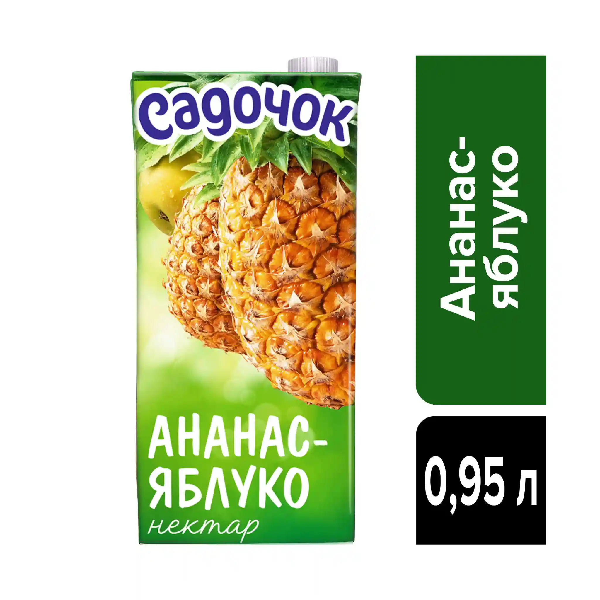 Sadočok Nektar ananasovo-jablečný, 950ml/12ks