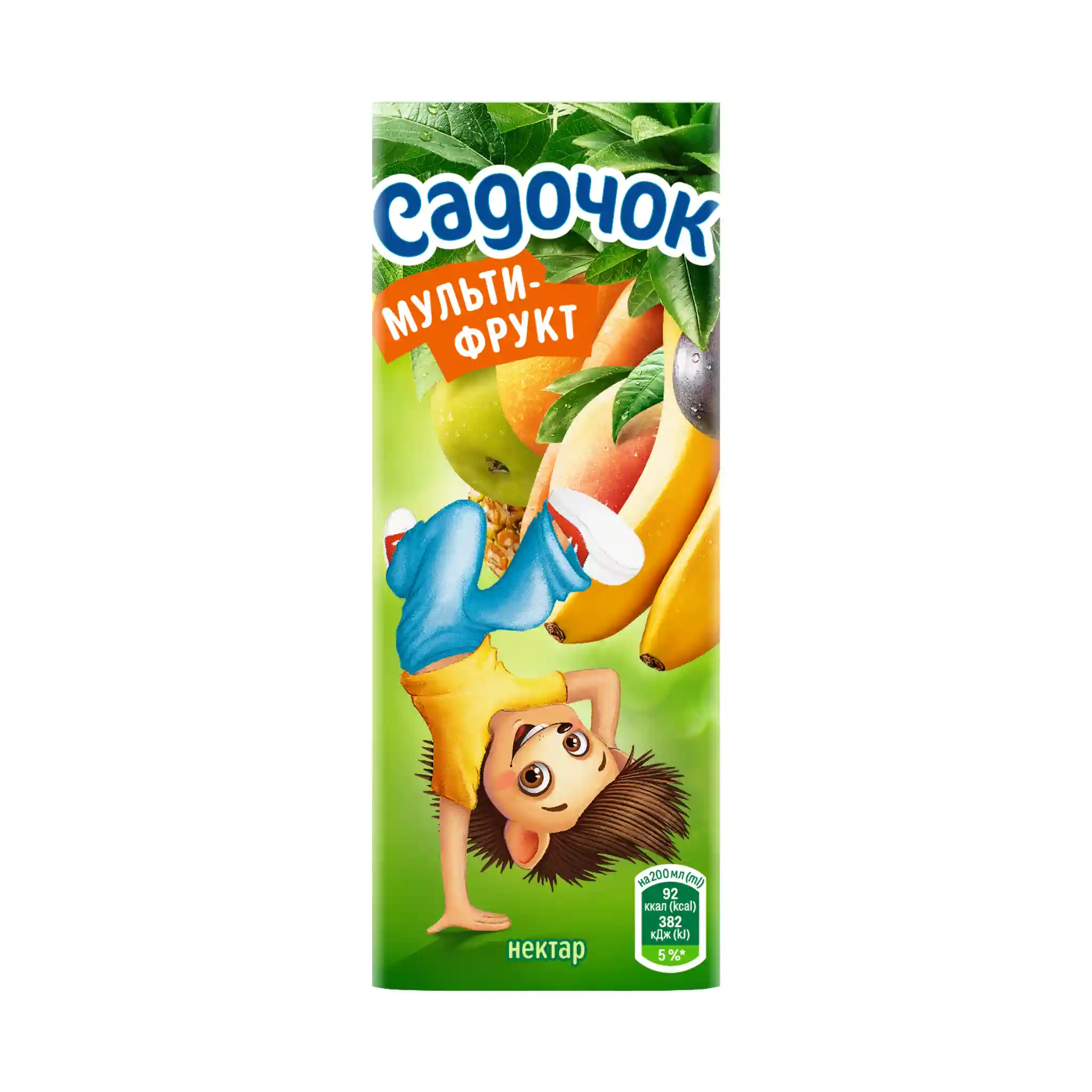 Sadočok Multi ovocný nektar s dužinou, 200ml/18ks