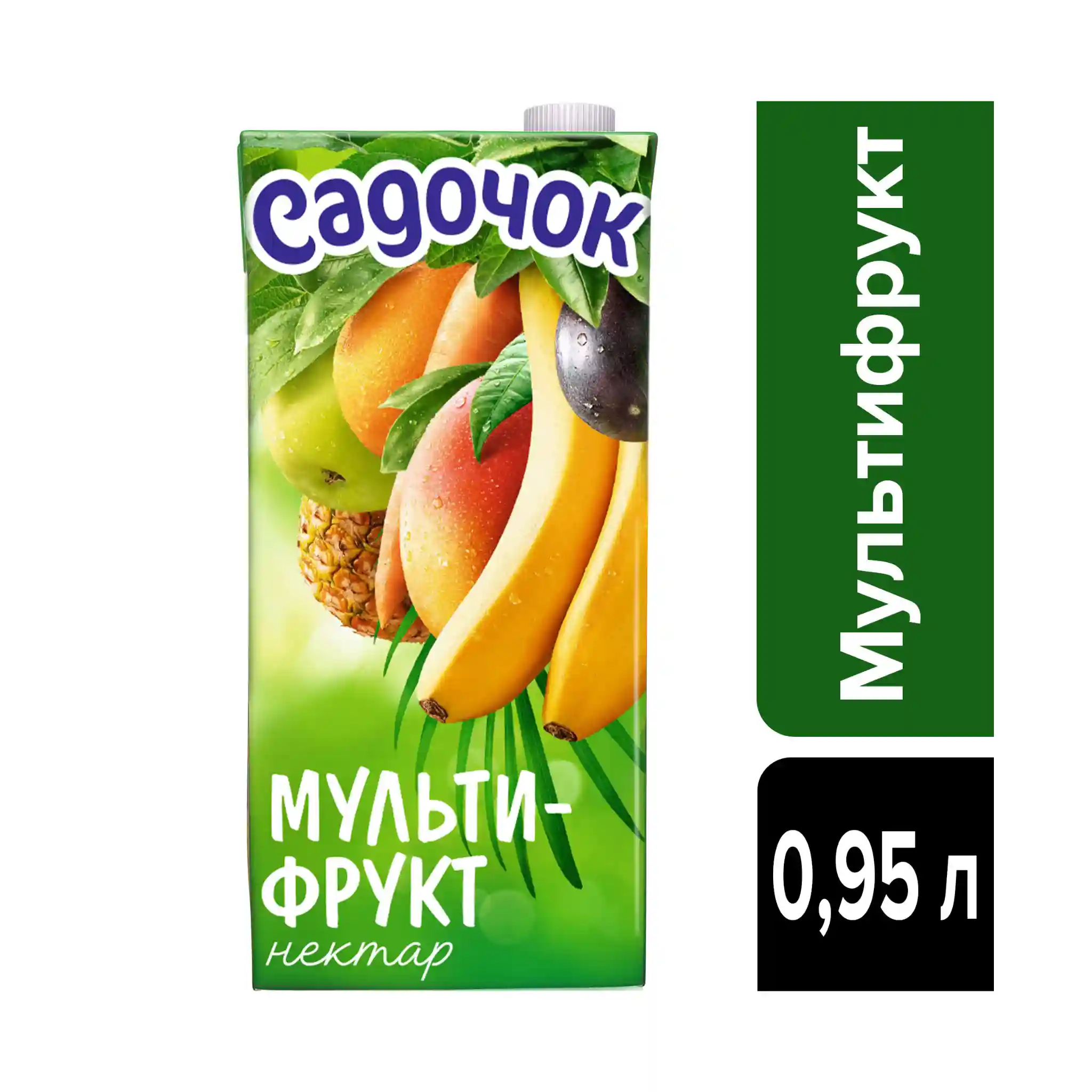 Sadočok Multi ovocný nektar s dužinou, 950ml/12ks