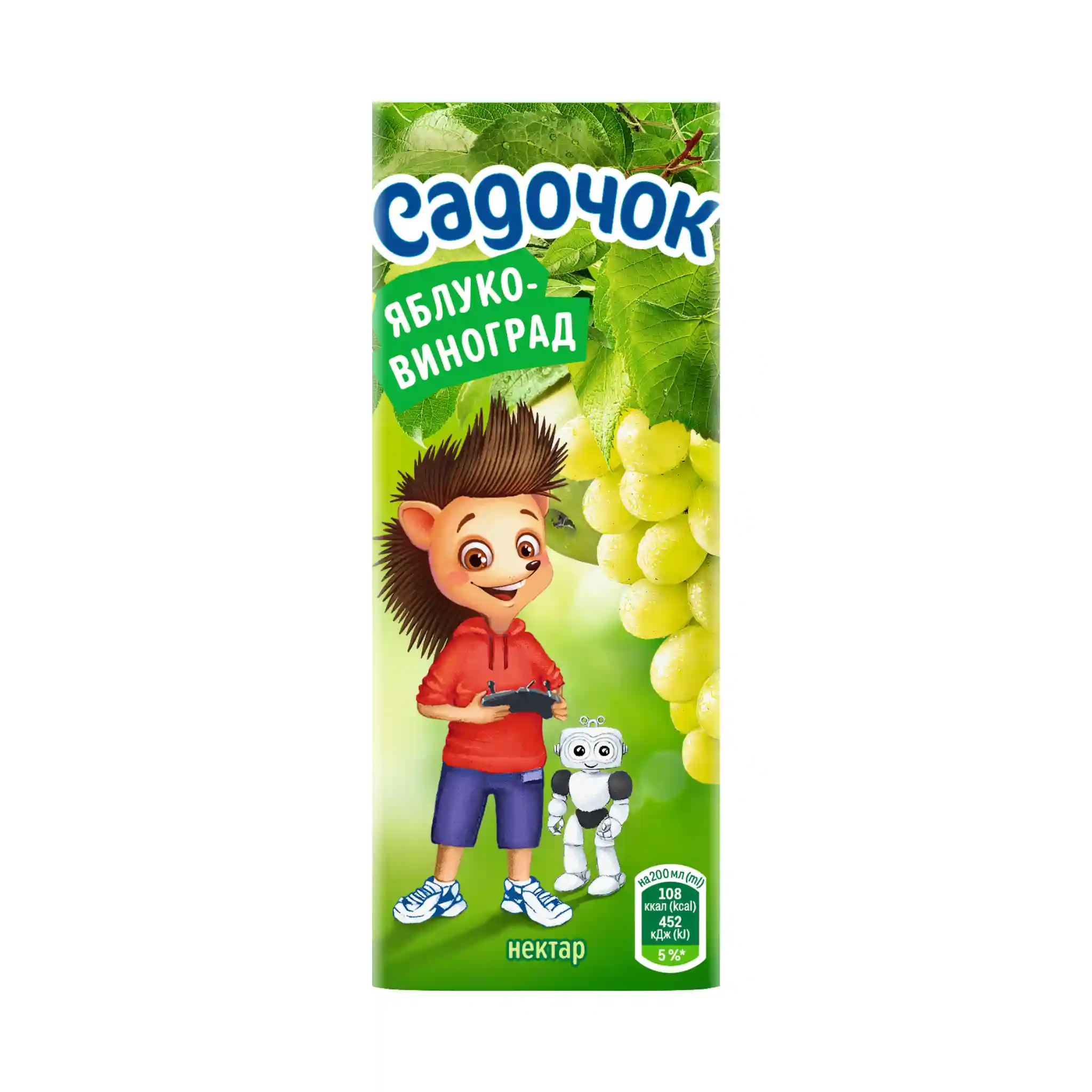 Sadočok Nektar jablečno- hroznový, 200ml/18ks
