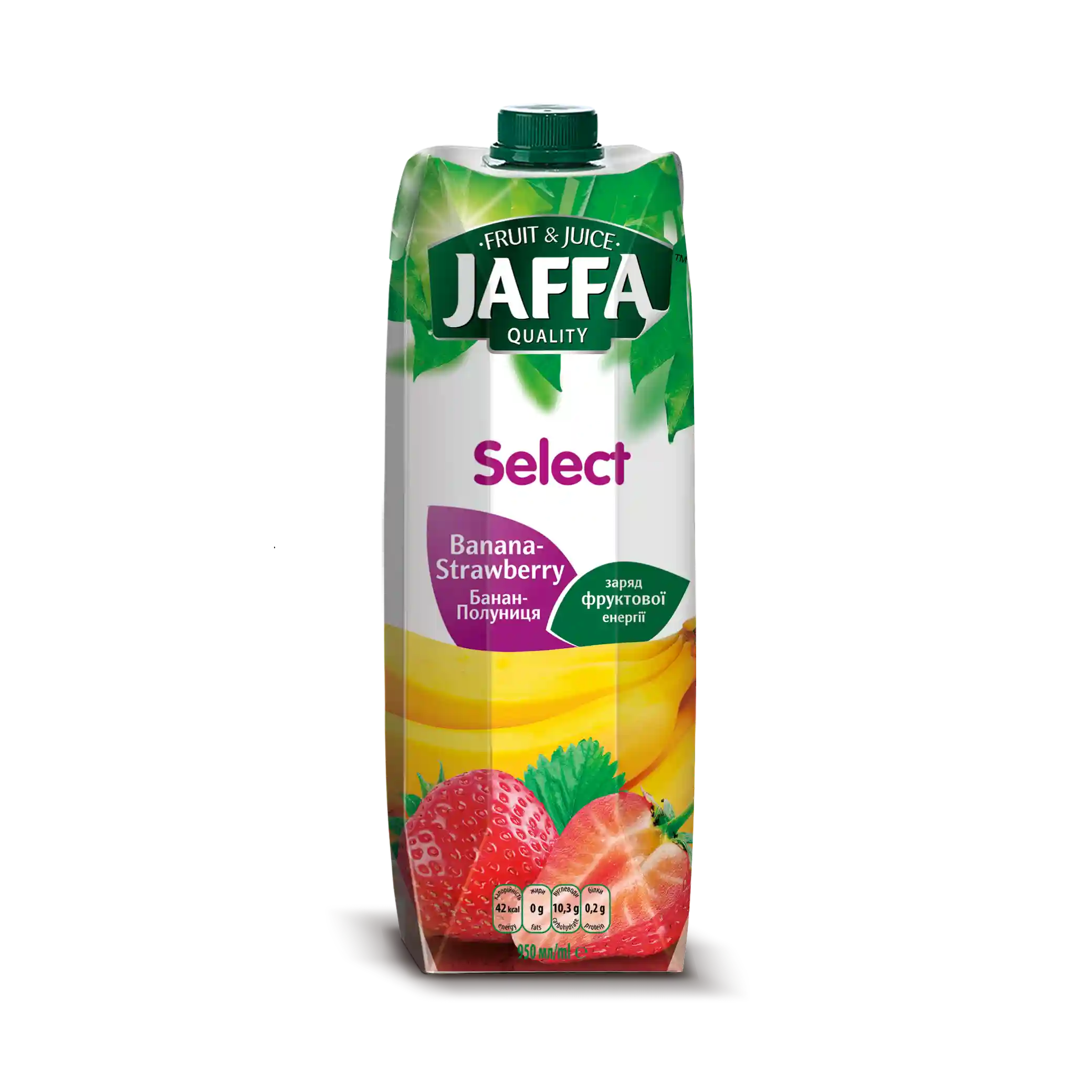 "Jaffa", Banánovo-jahodový nápoj t/p, 950ml/12kus