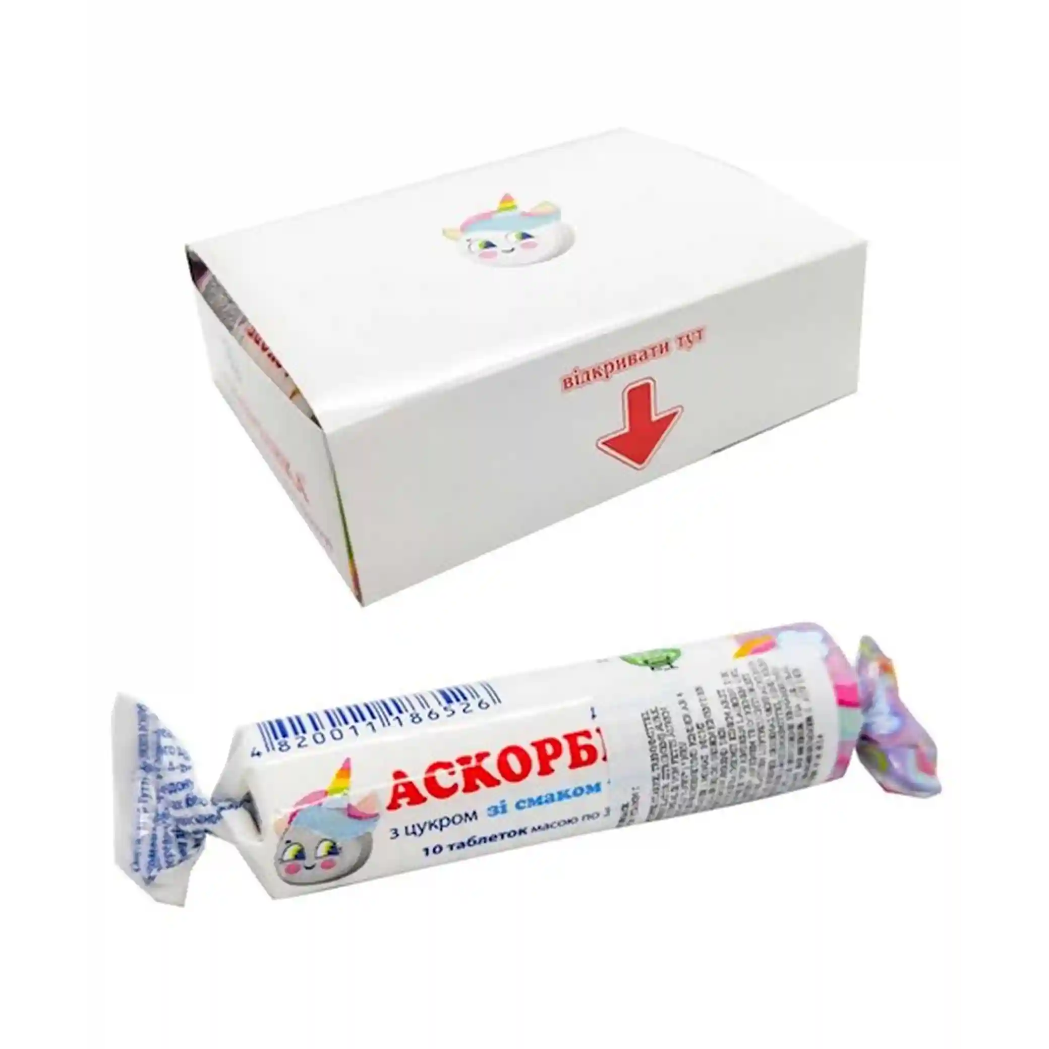 Askorbinka s příchutí Tutti-Frutti, 30 g/12 ks