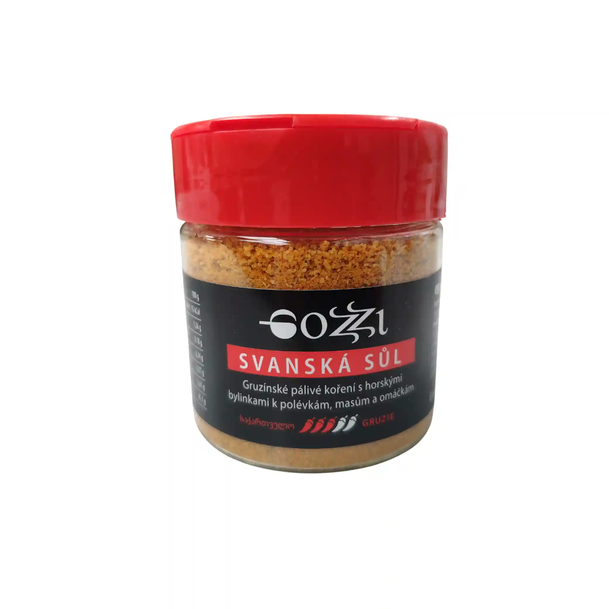 SVANSKI SŮL pálivá – Gruzínské koření s bylinkami, 150g/12ks