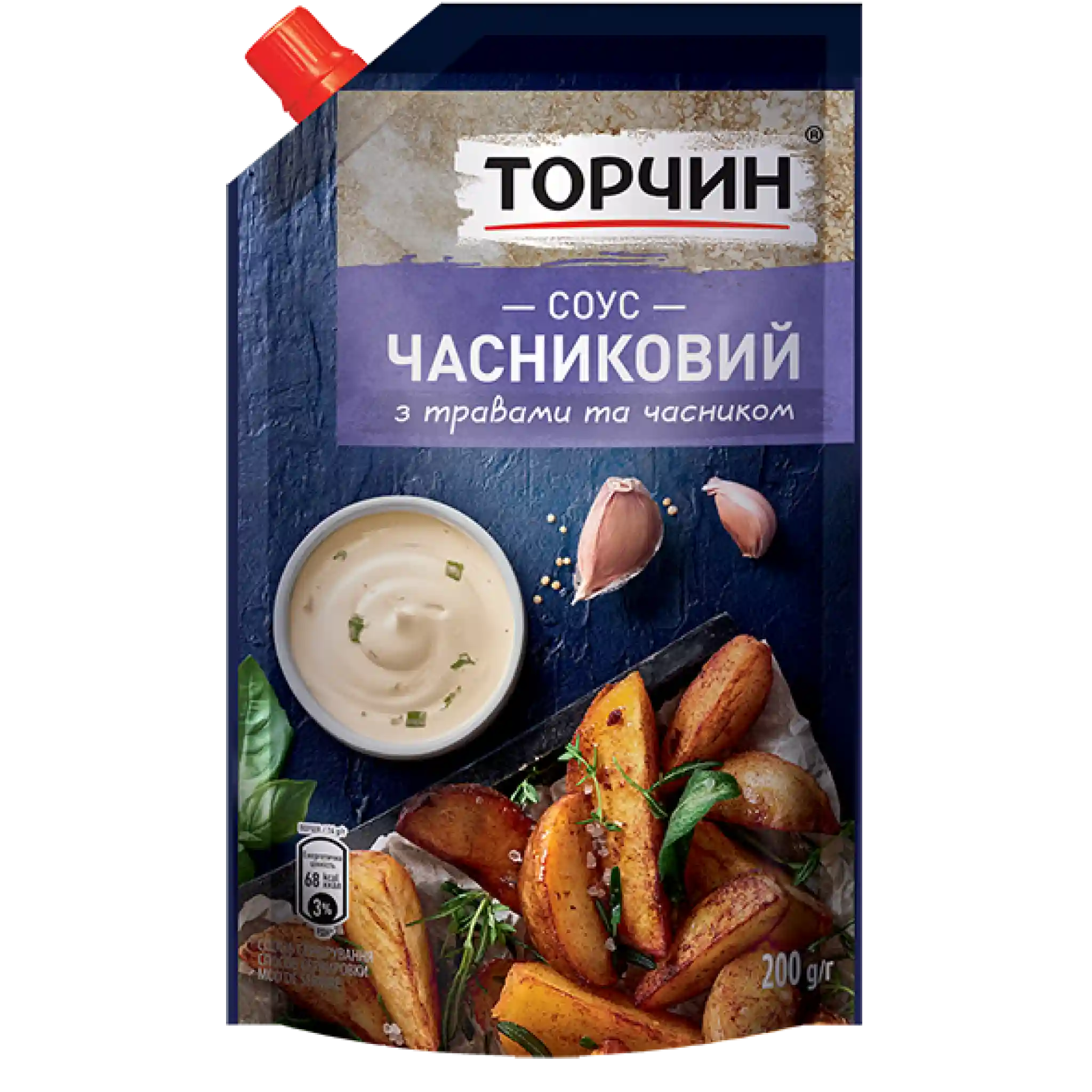 Torčyn Omáčka "Česneková", 200g/30ks