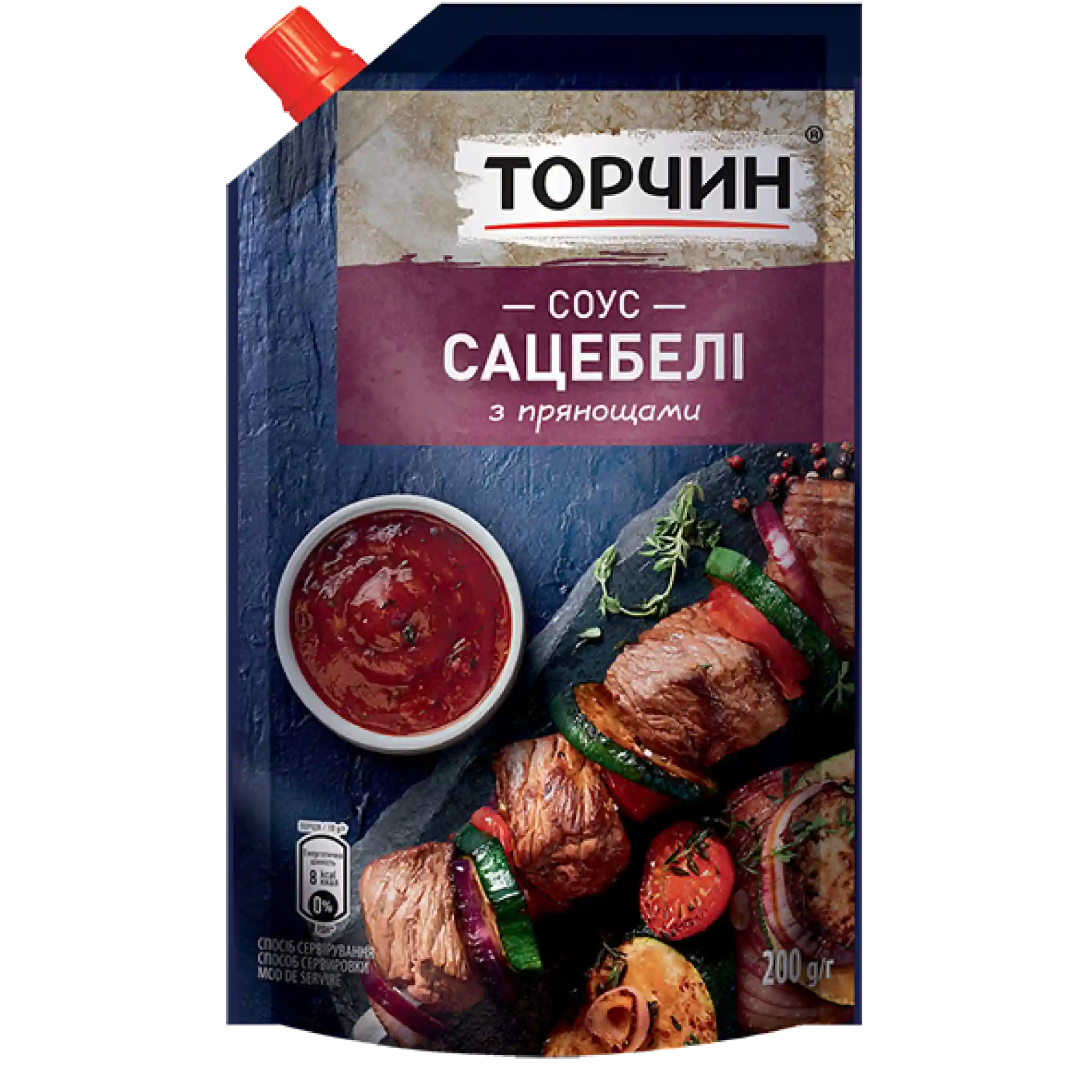 Torčyn Omáčka "Sacabely" rajčatová s koření, 200g/30ks