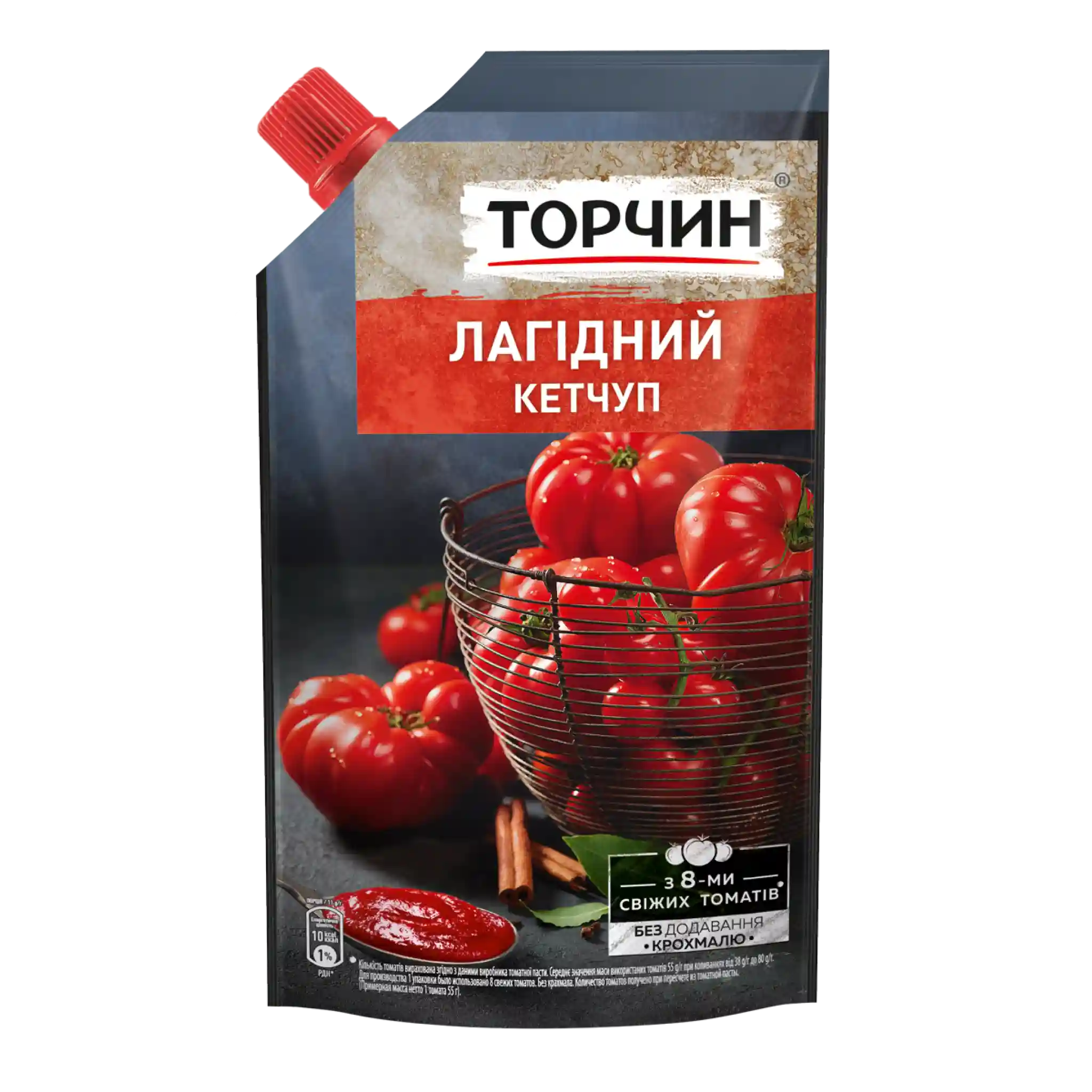 Torčyn Ketčup Jemný "Lahidný", 380g/25ks