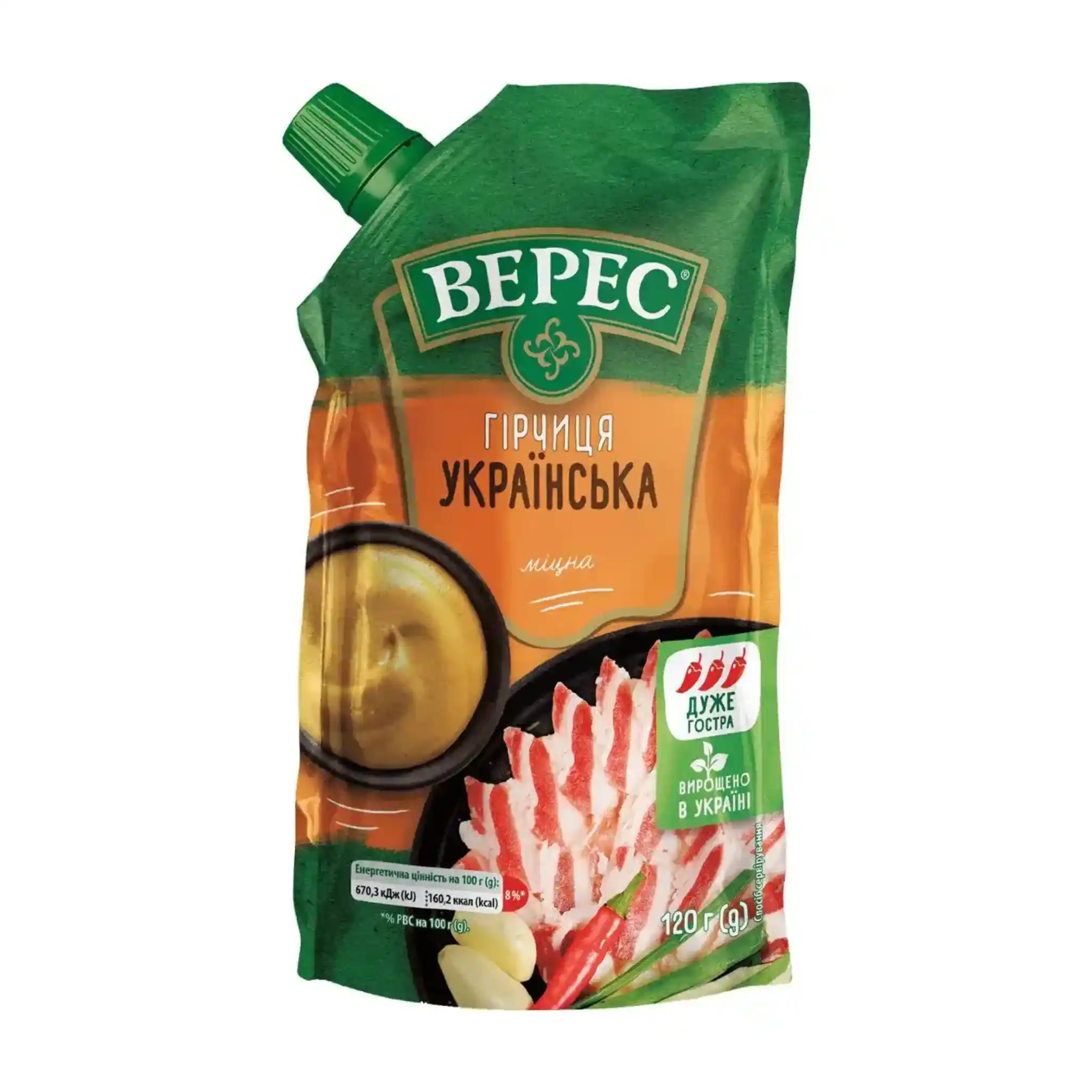 TM Veres Hořčice "Ukrajinská Micná", 120 g/16 ks