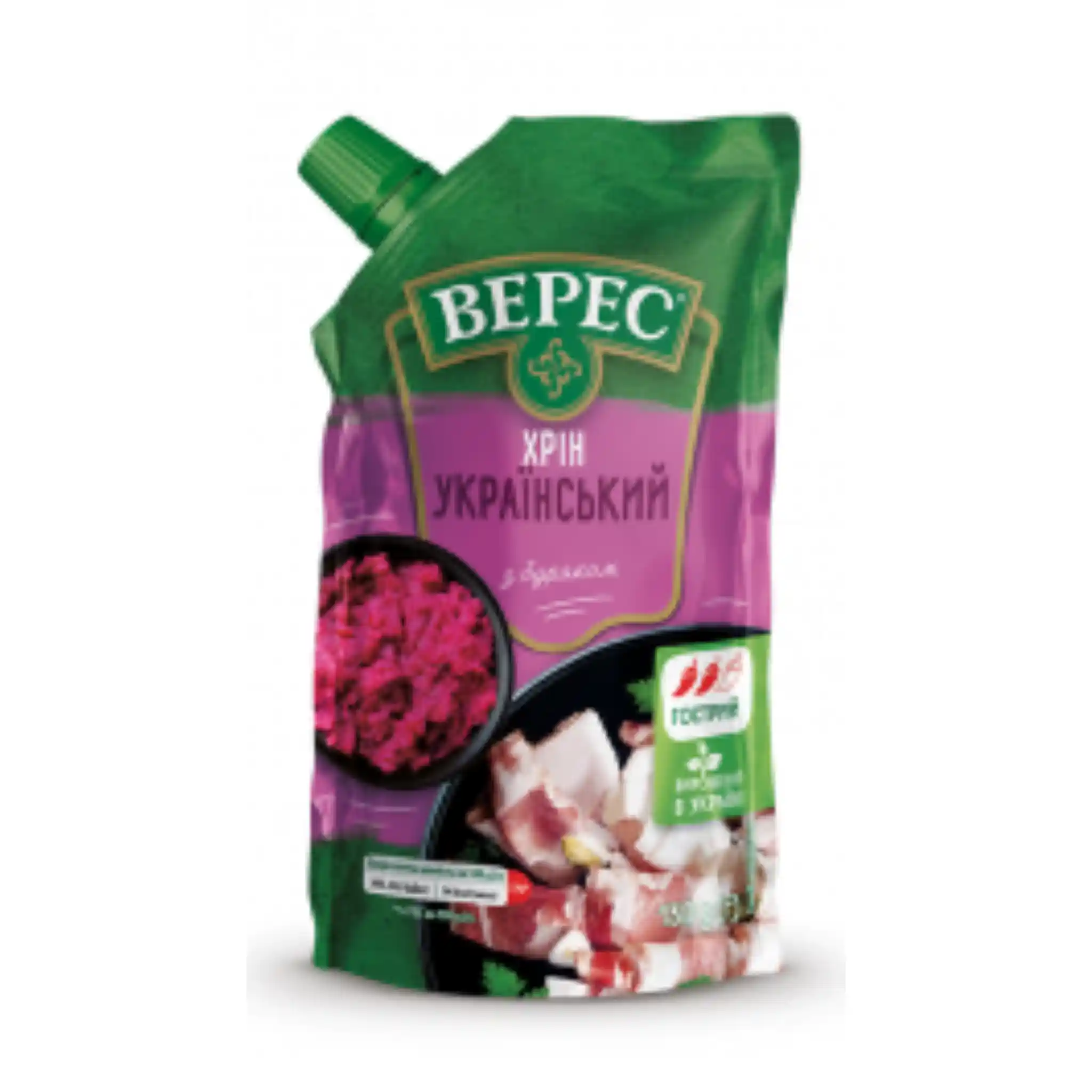 TM Veres Křen "Ukrajinský" s červenou řepou, 130 g/16 ks