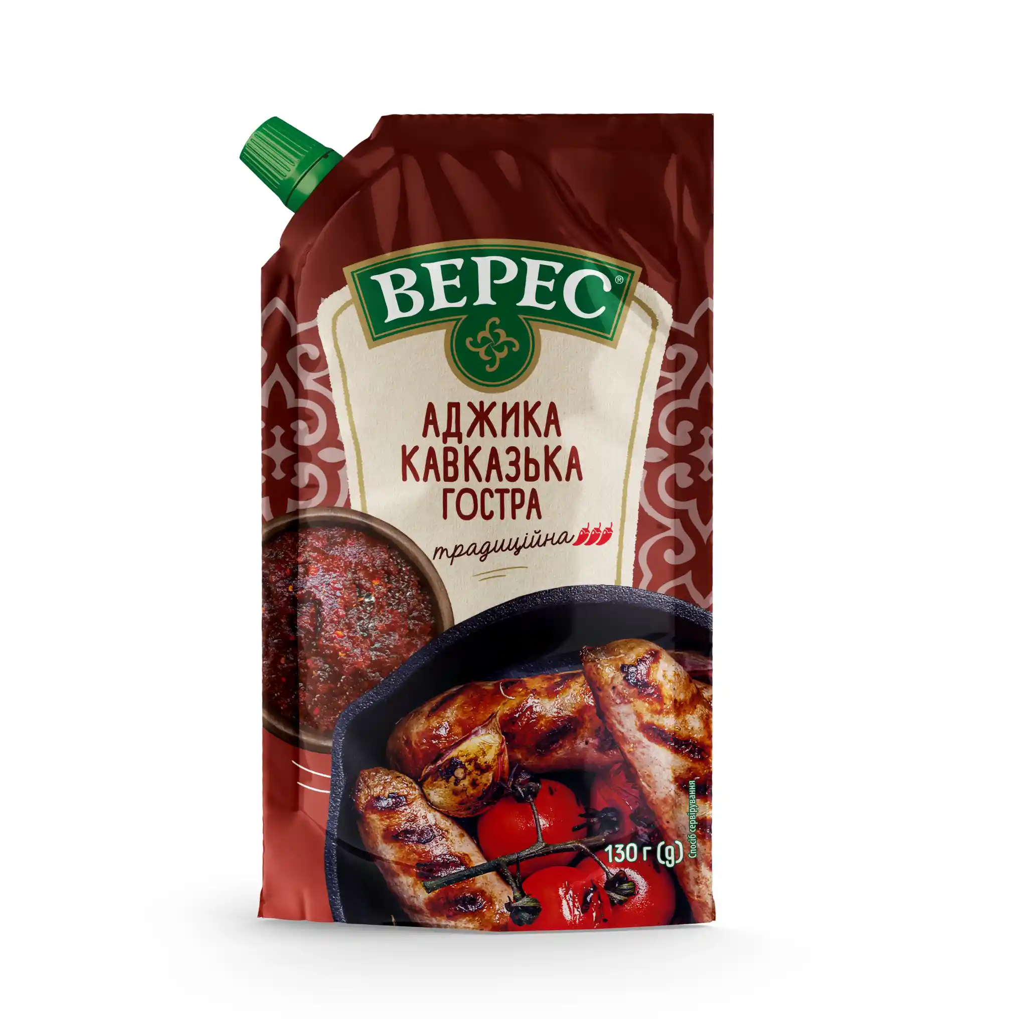 TM Veres Adžika Kavkazská pálivá, 130 g/ 16ks