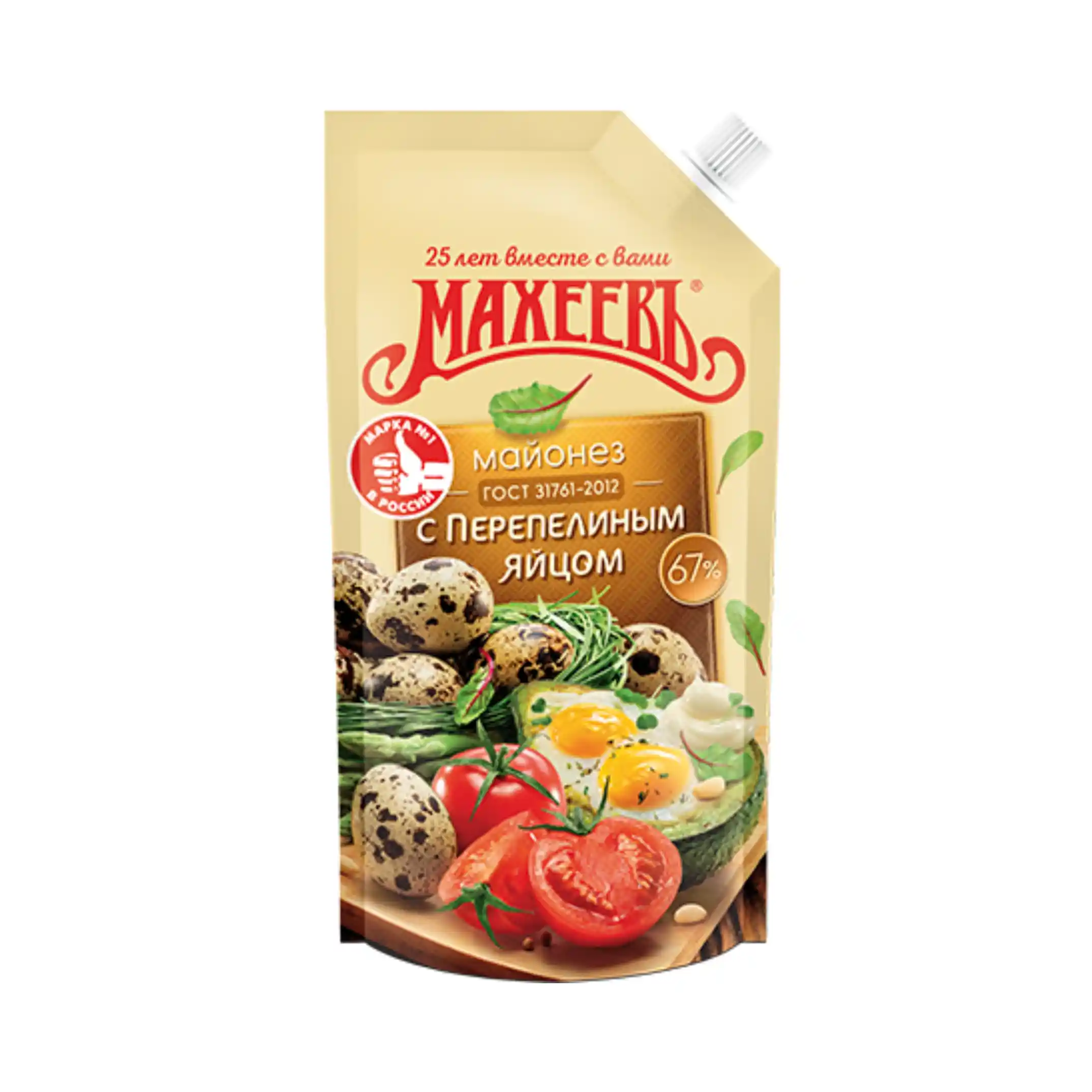 Macheev Majoneza s křepelčím vejcem, 190g/20ks