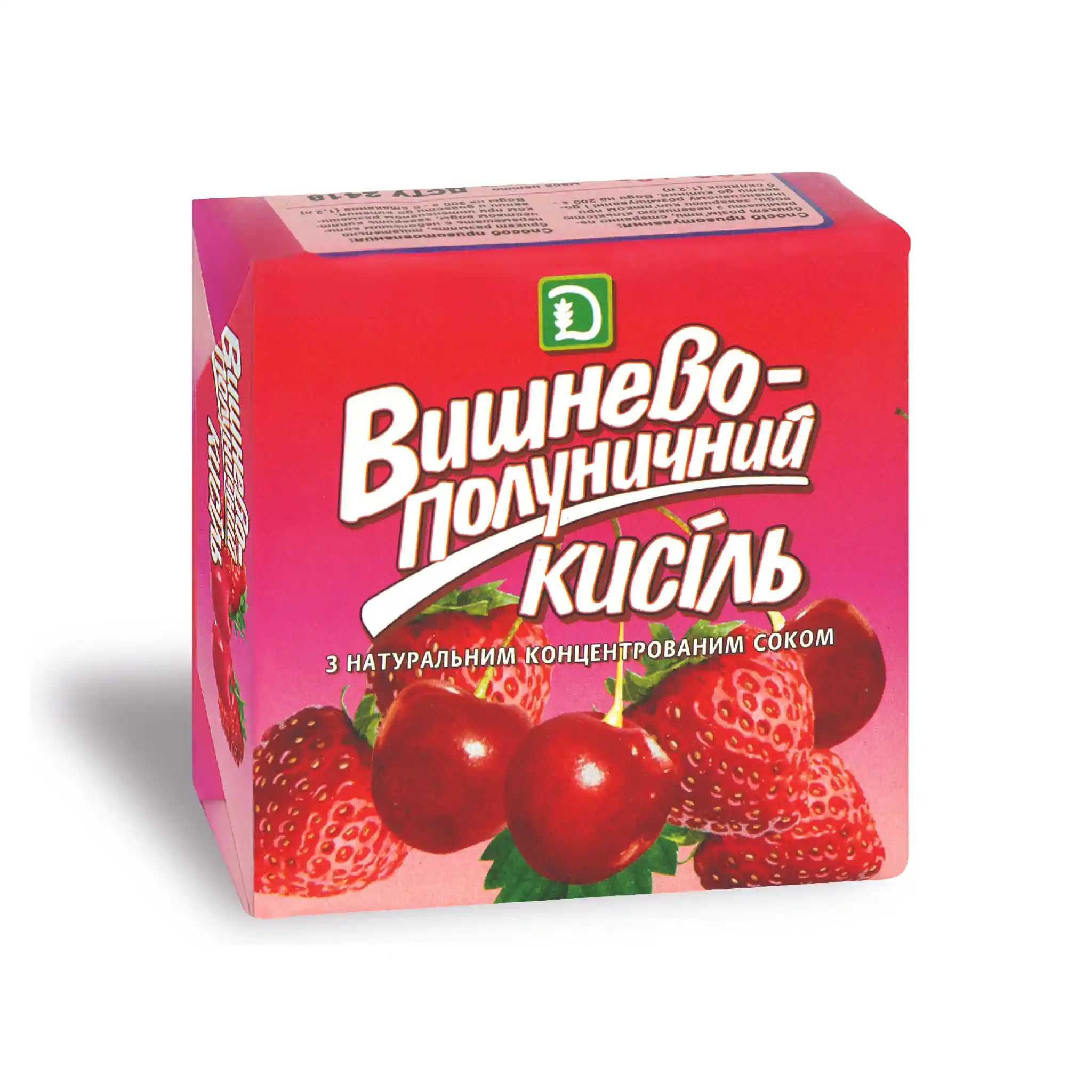 ZZ Kysel s višňovou jahodovou příchutí s jablečnou koncentrovanou šťávou, 180 g/45 ks