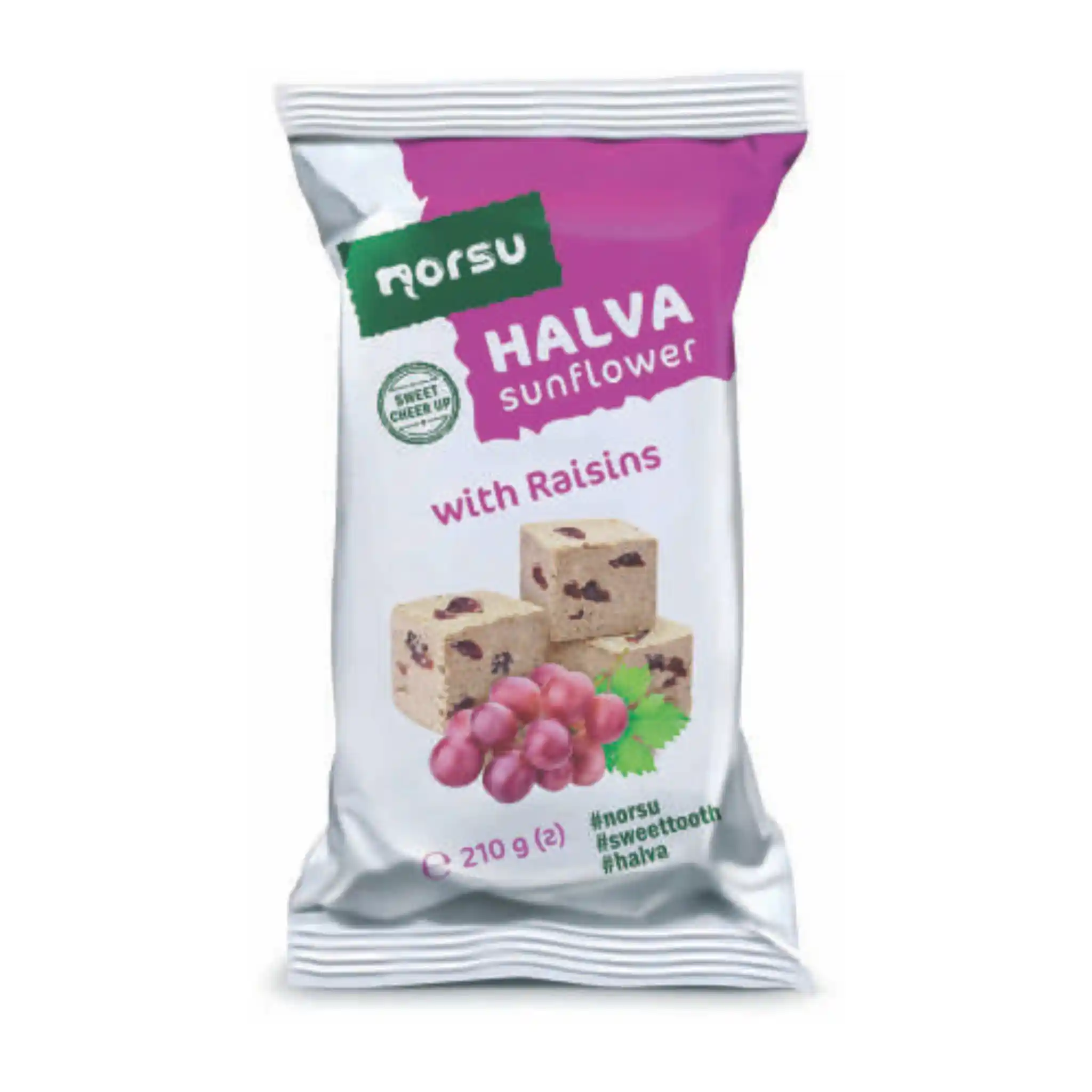ES Norsu Halva slunečnicová s rozinkami, 210 g/20 ks
