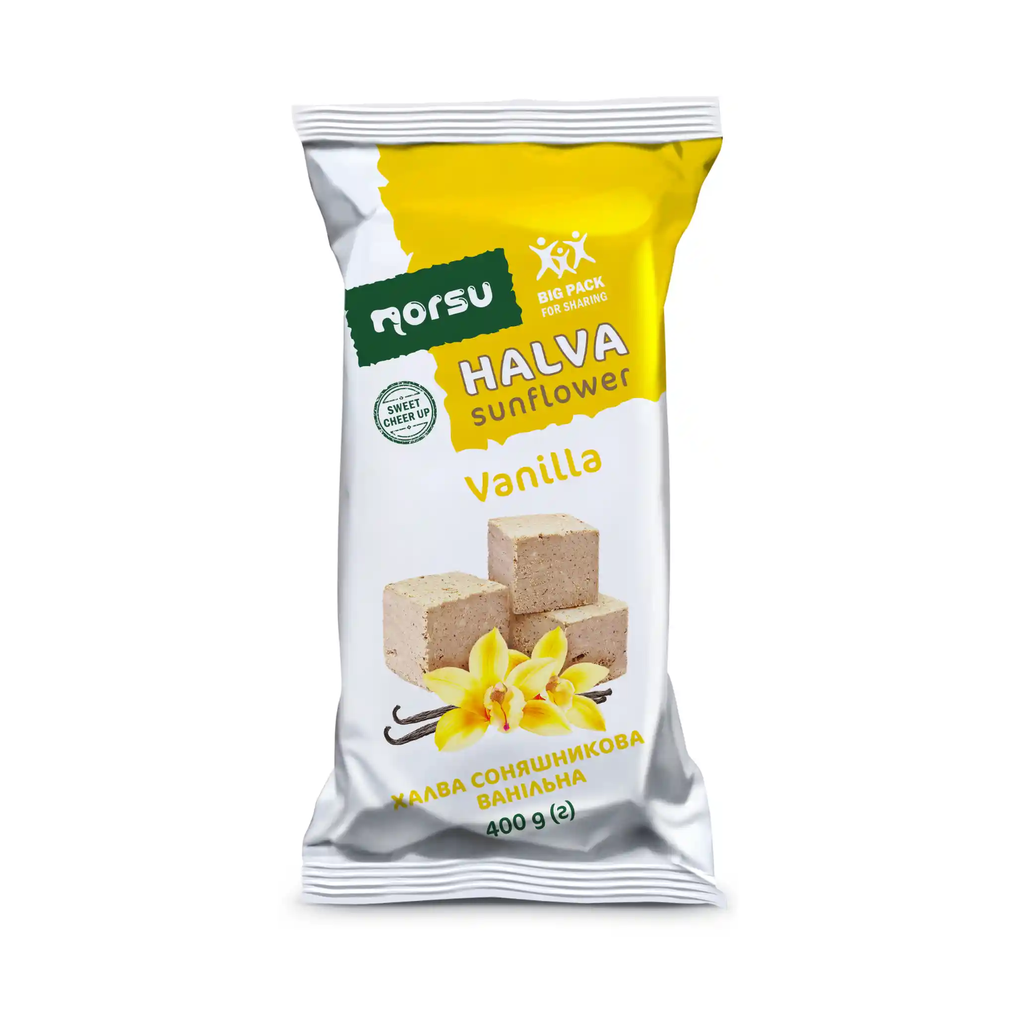 ES Norsu Halva slunečnicová vanilková, 400 g/12 ks