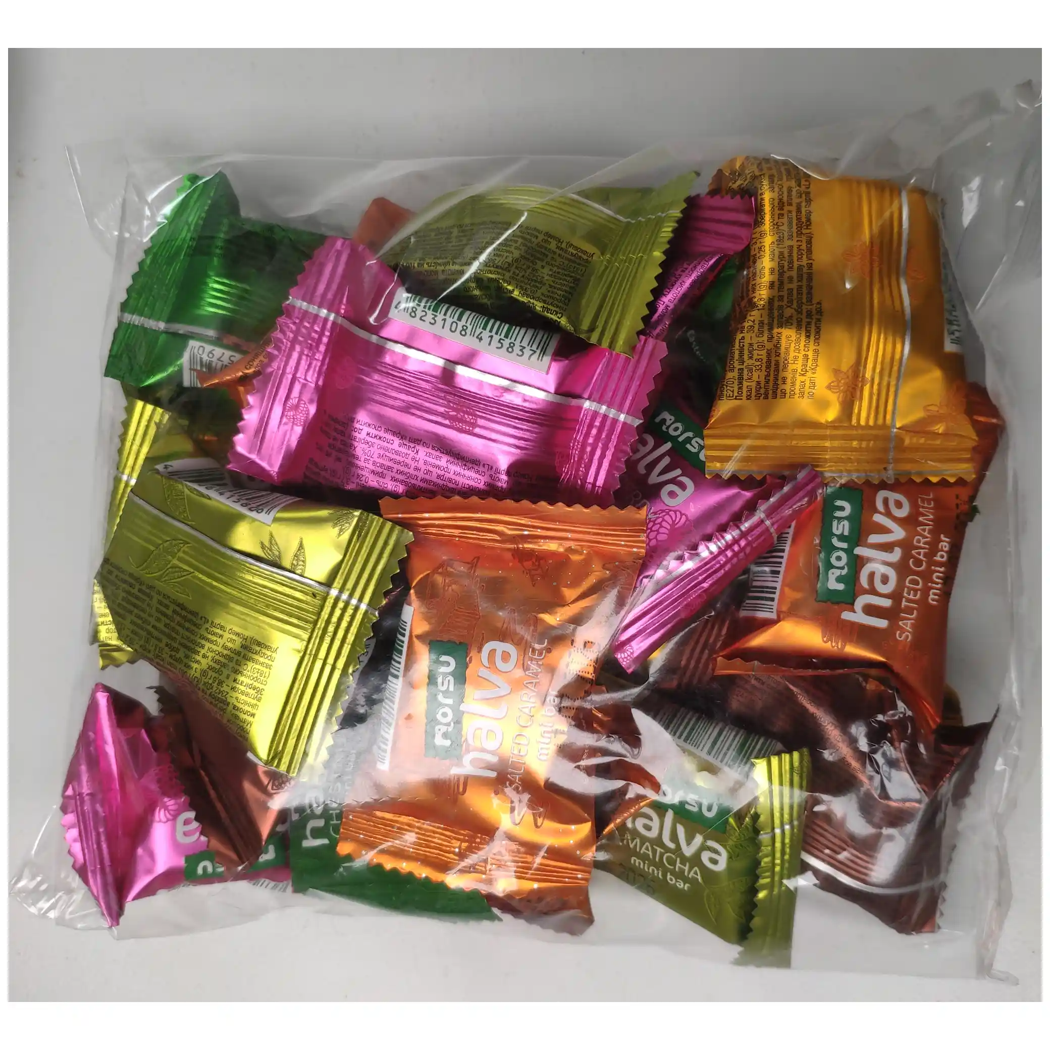 ES Norsu Halva slunečnicová assorti, mini bar, 300 g/10 ks