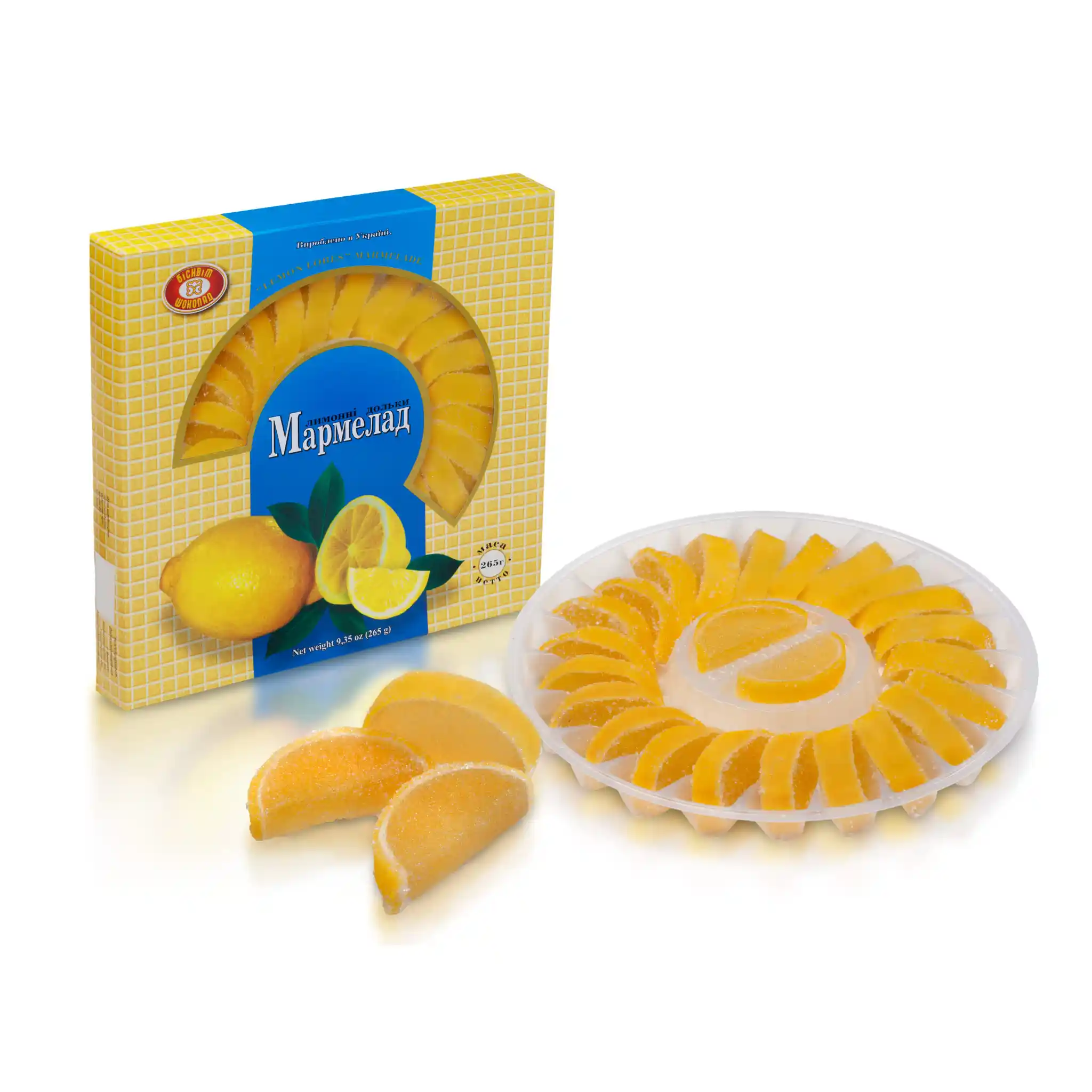 HBK  Žele "Сitrónové plátky", 265g/12ks