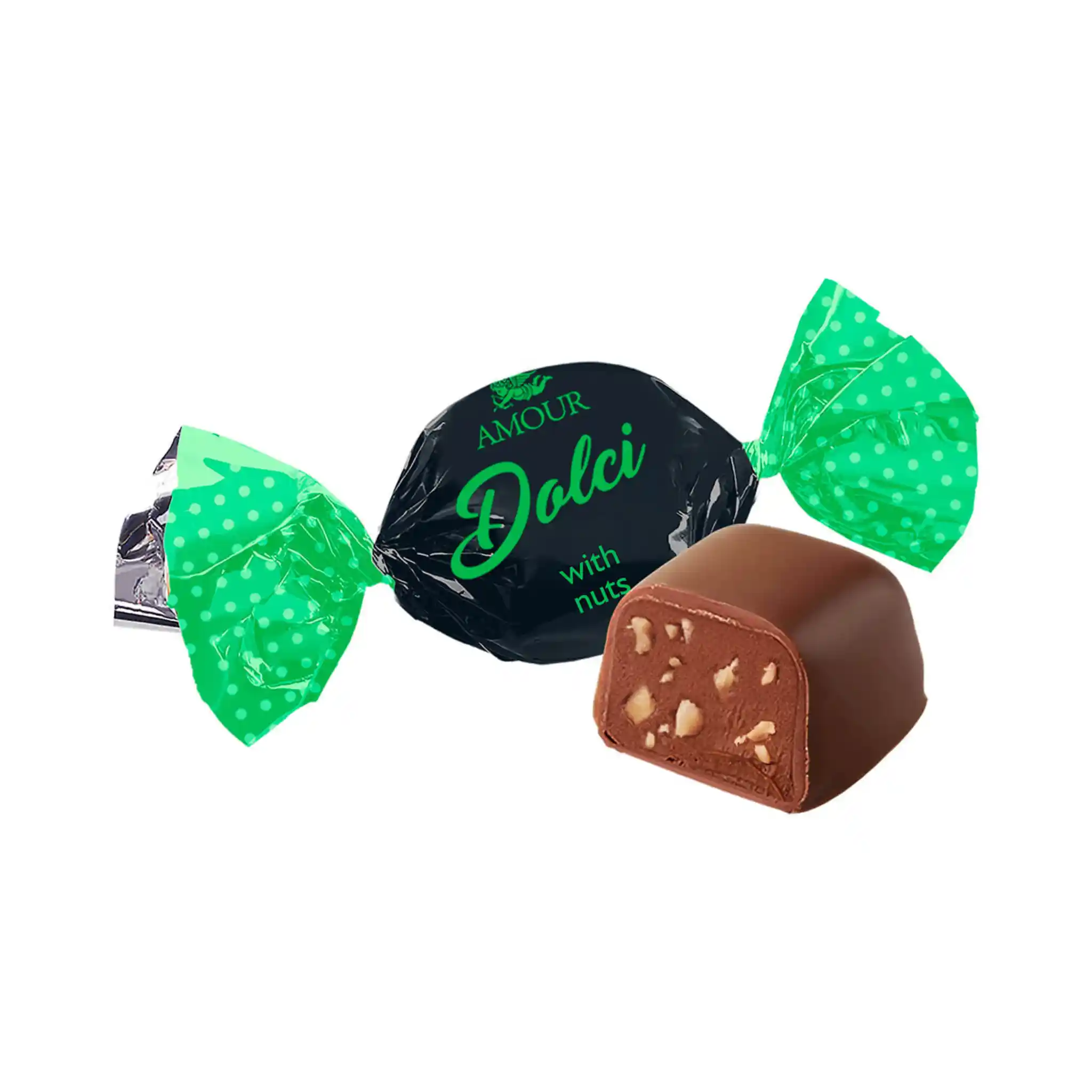 Konti Bonbóny "Amour Dolci" s oříškem, 1kg/6ks