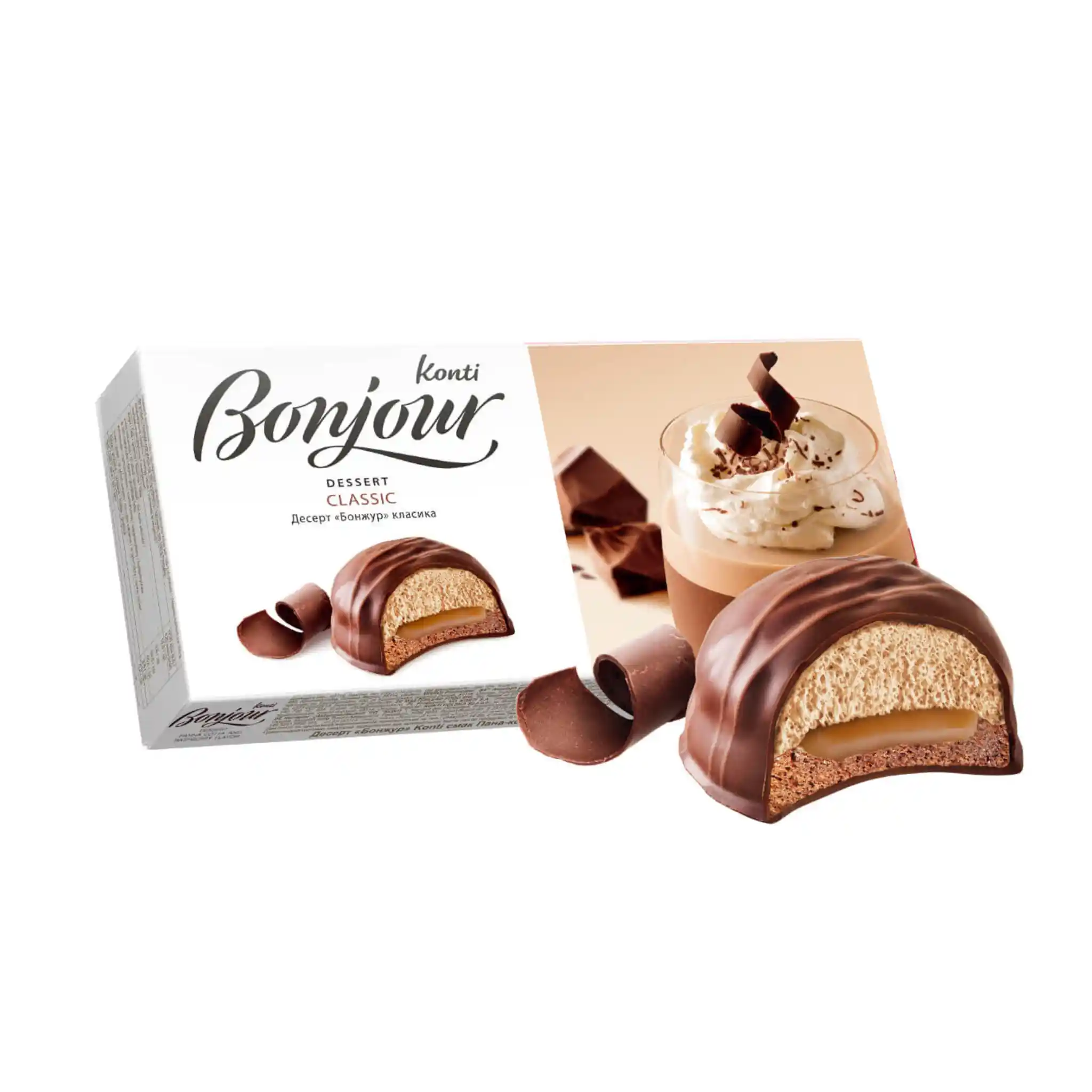 Konti  "Bonjour" dezert suflé klasický (čokoladový), 232g/9ks