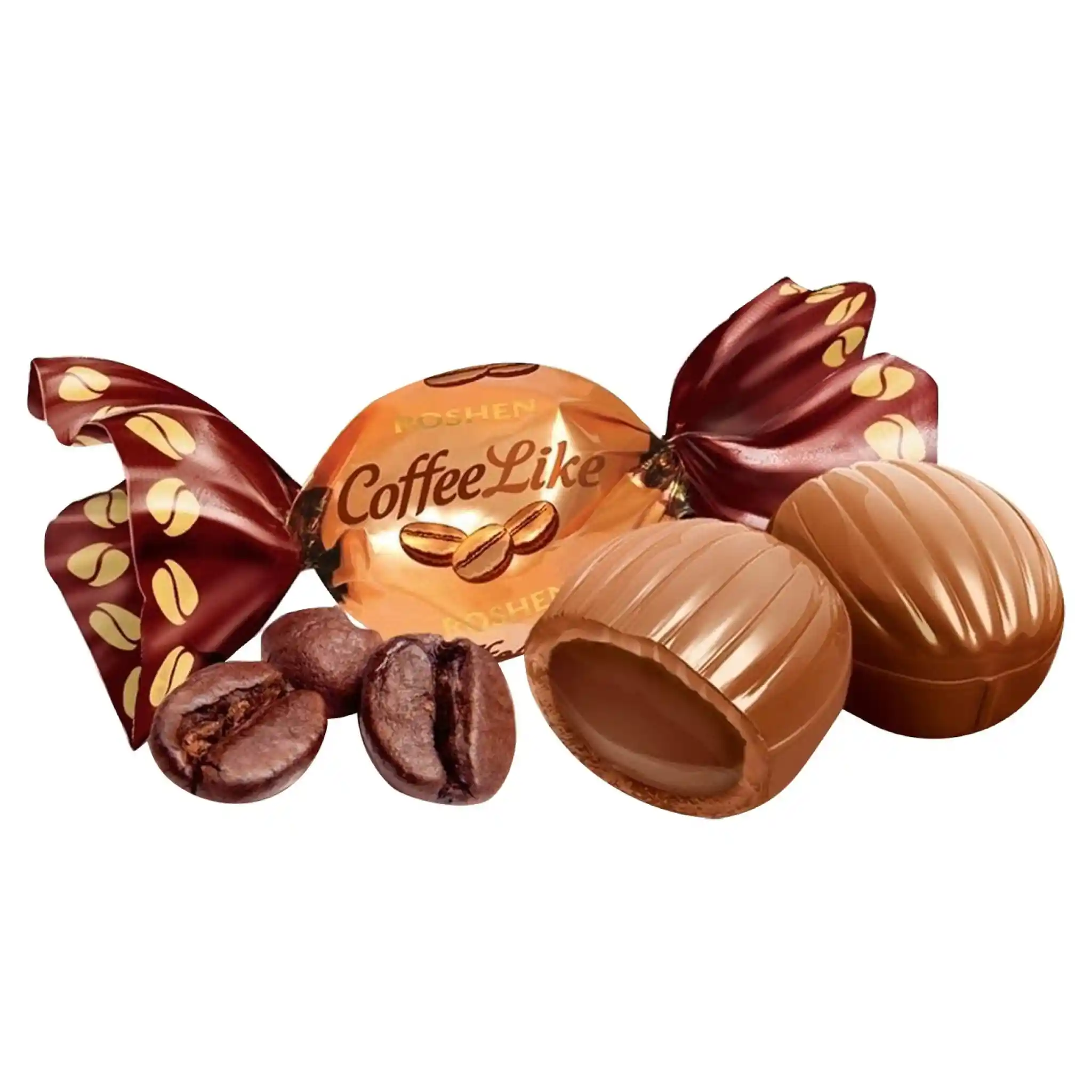 Roshen Bonbóny сucavé "CoffeLike", 1kg/7ks