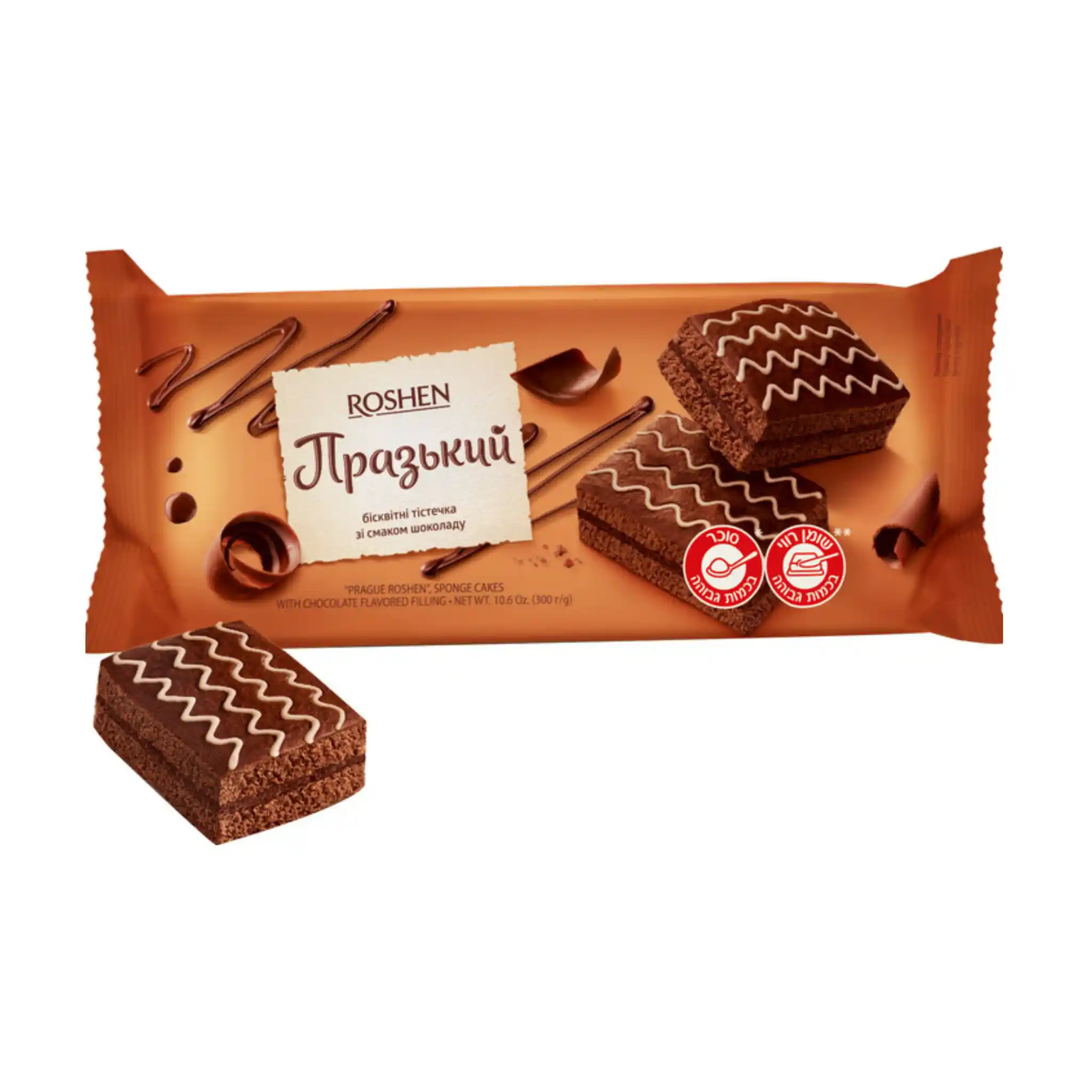 Roshen Roláda "Prague" čokoladová, 300g/9ks