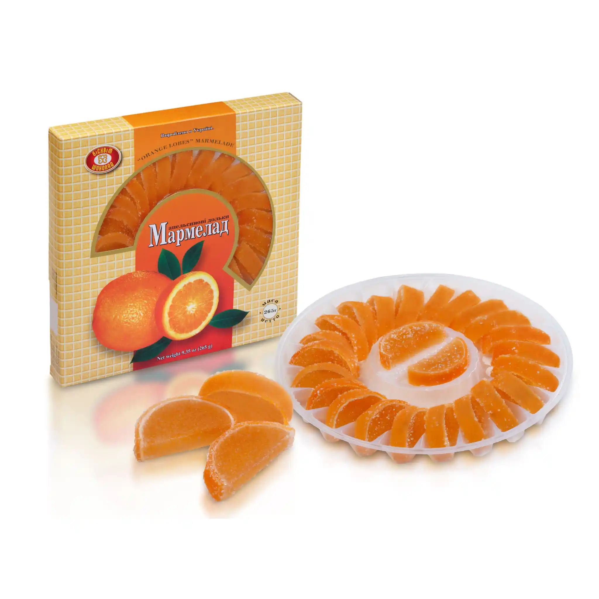 HBK Žele "Pomerančové plátky", 265g/12ks