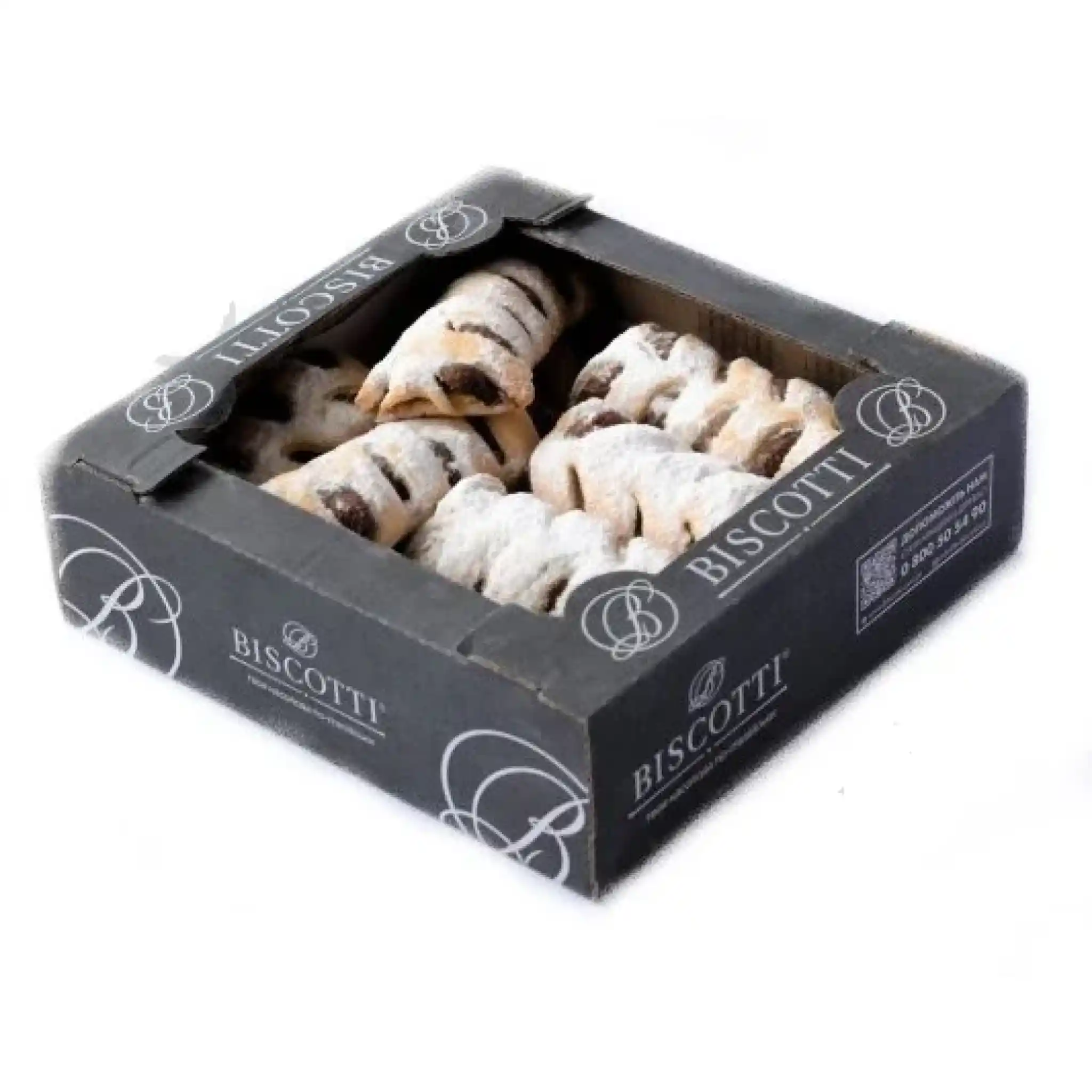 Biscotti Sušenky křehké s ovocným povidlem"Bjanka", 450g /12 ks