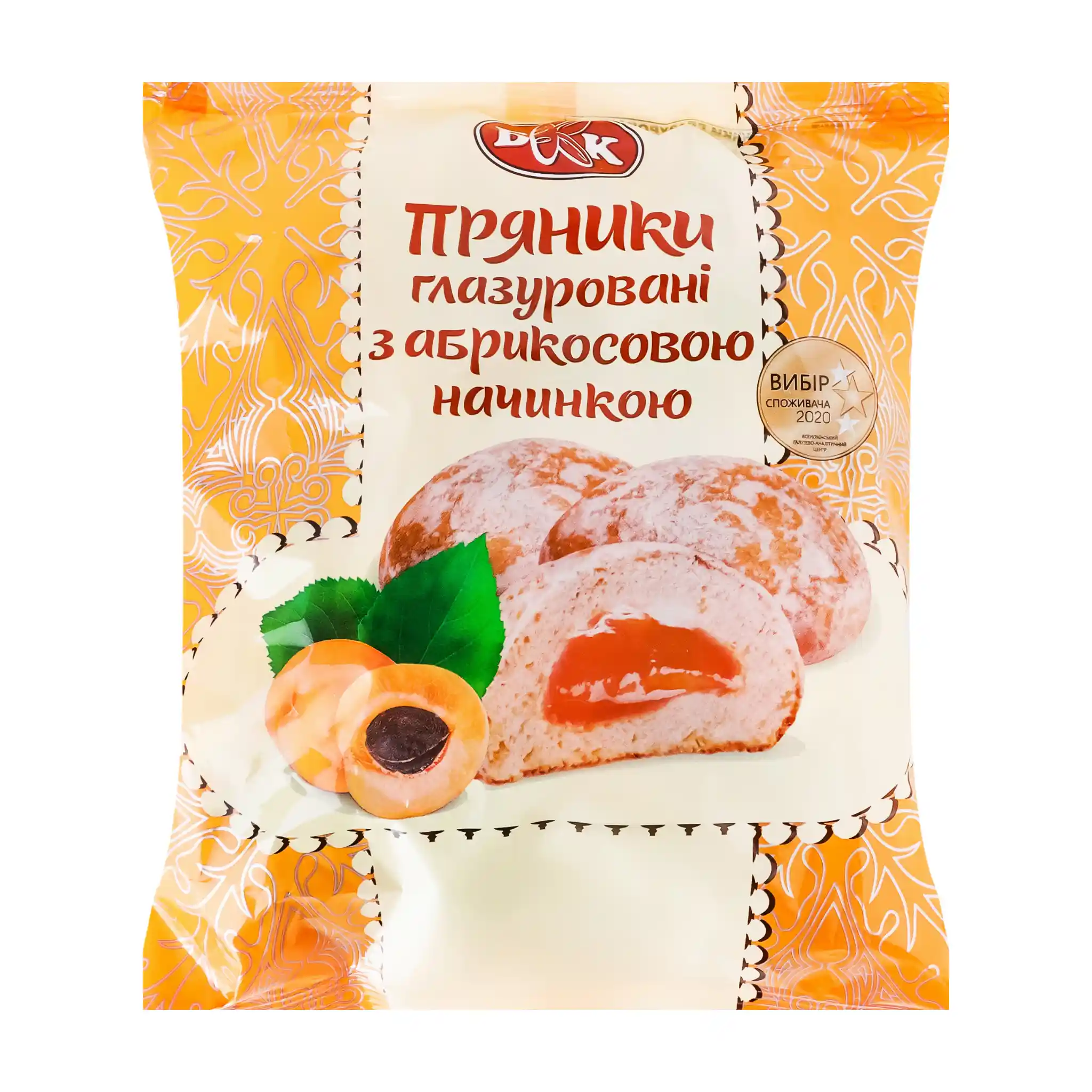 KBV Perníky glazované s meruňkovou náplní, 300g / 18ks