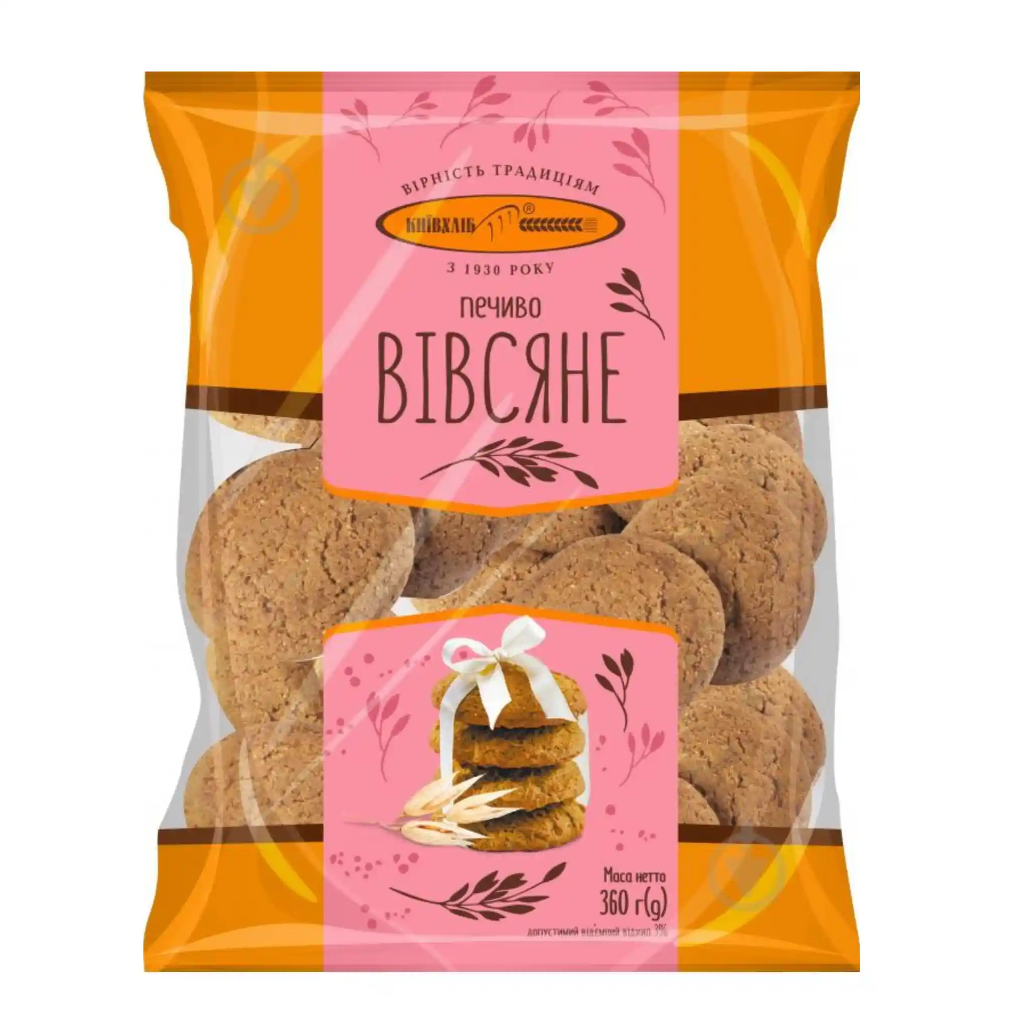 KievChlib Sušenky "Ovesné", 360g/10ks