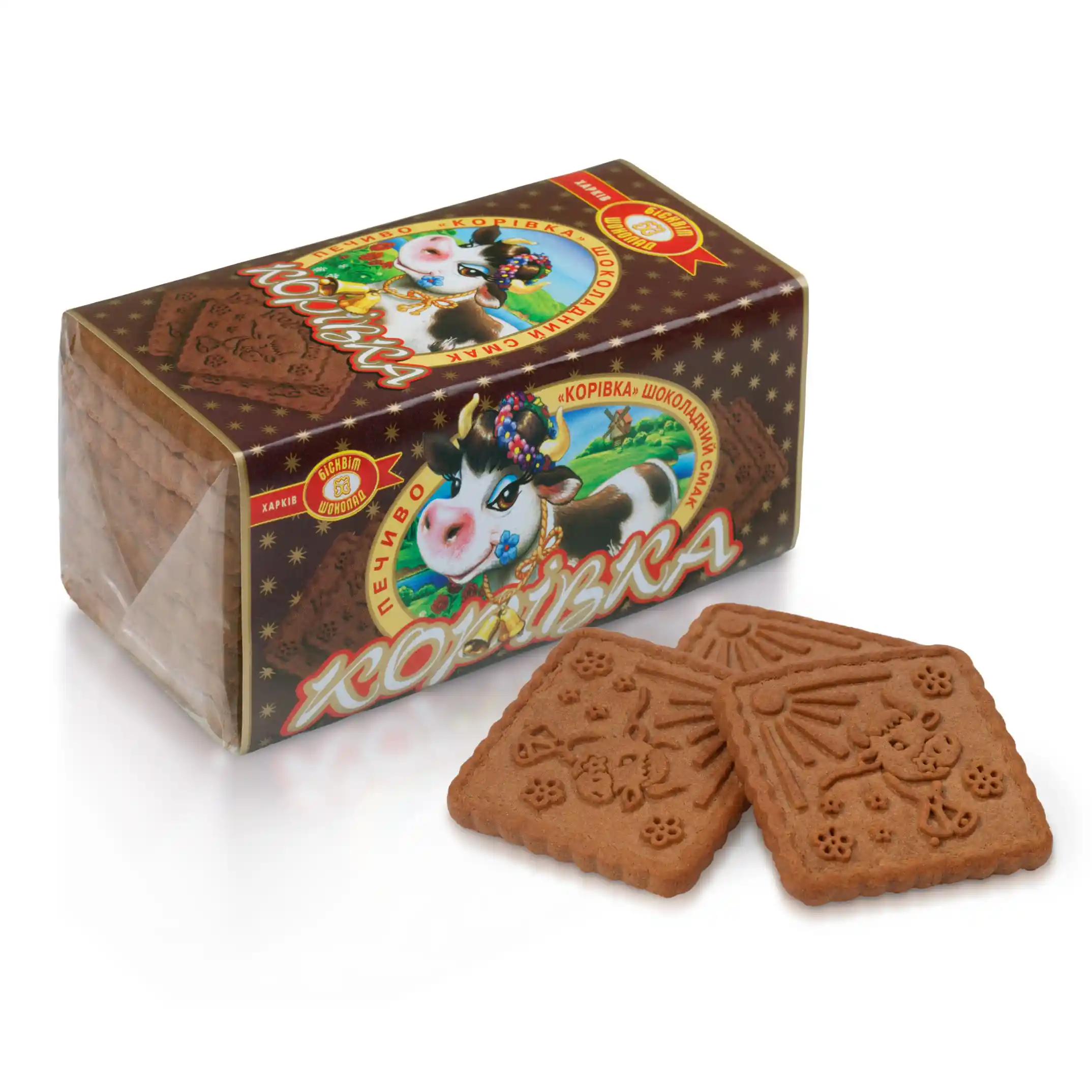 HBK Sušenky "Kravka" s příchutí čokolády, 180g/30ks